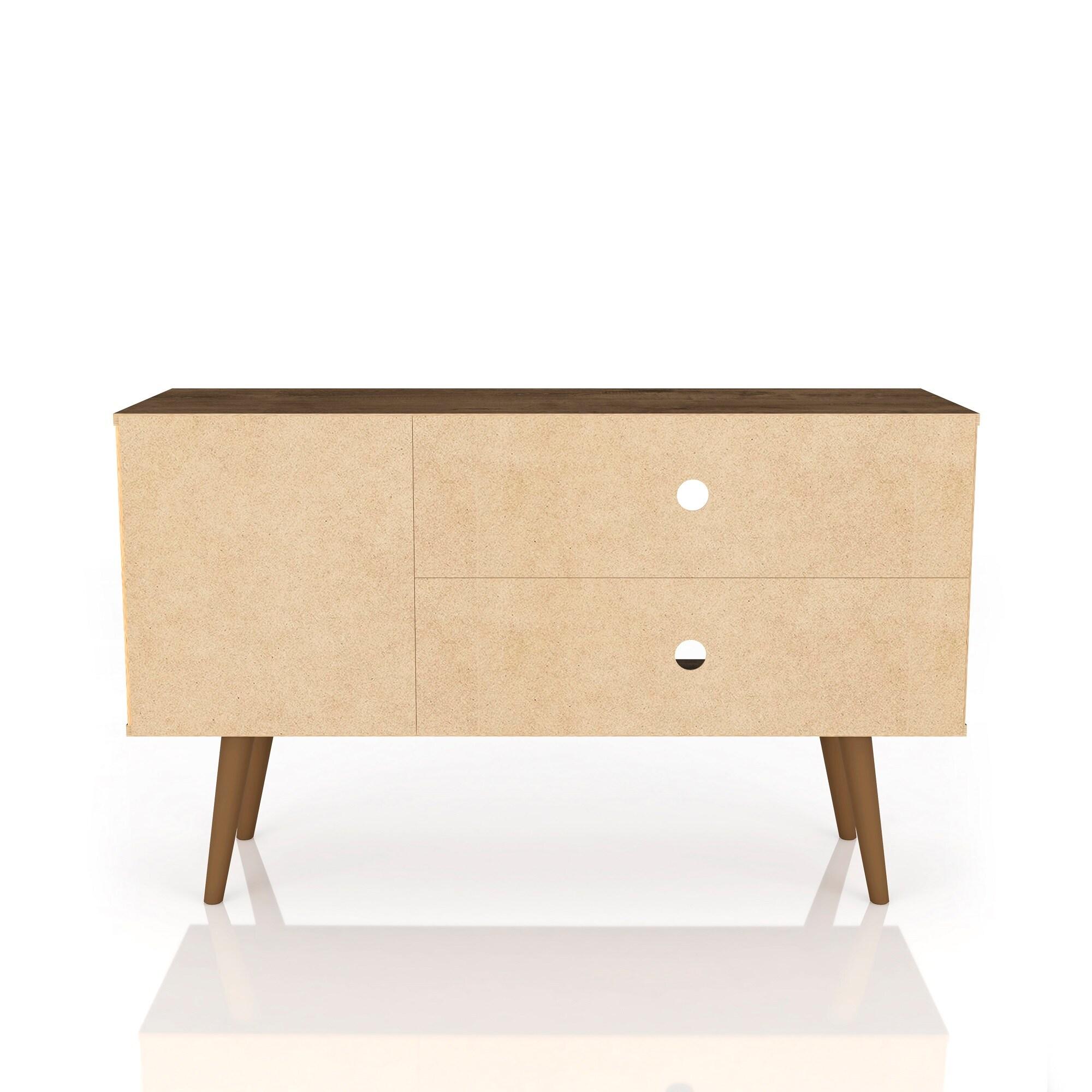 Liberty 42.52" Mid-Century Modern TV Stand with 2 Shelves and 1 Door