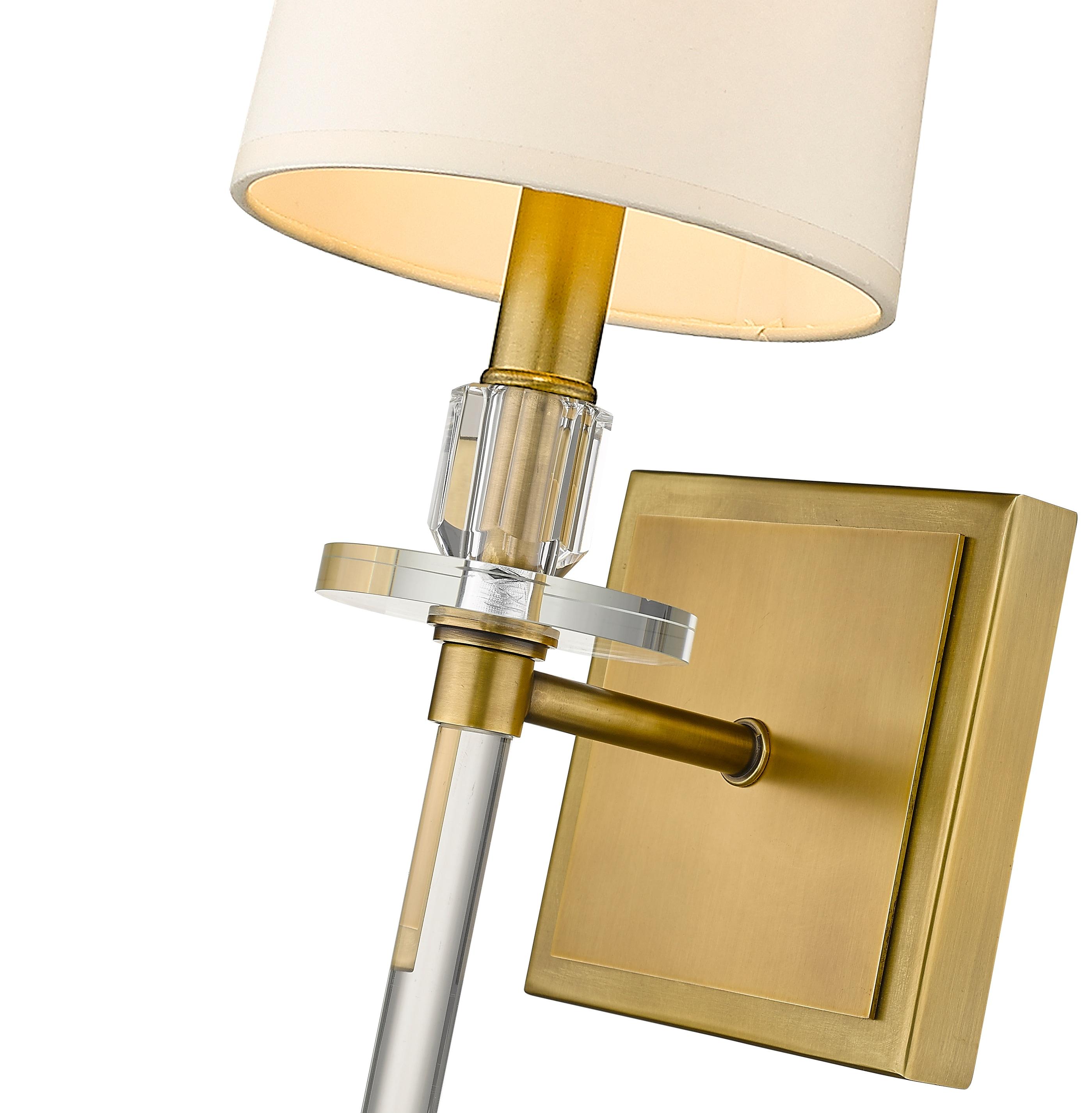 Z-Lite Sophia 1 - Light Wall Light in  Rubbed Brass