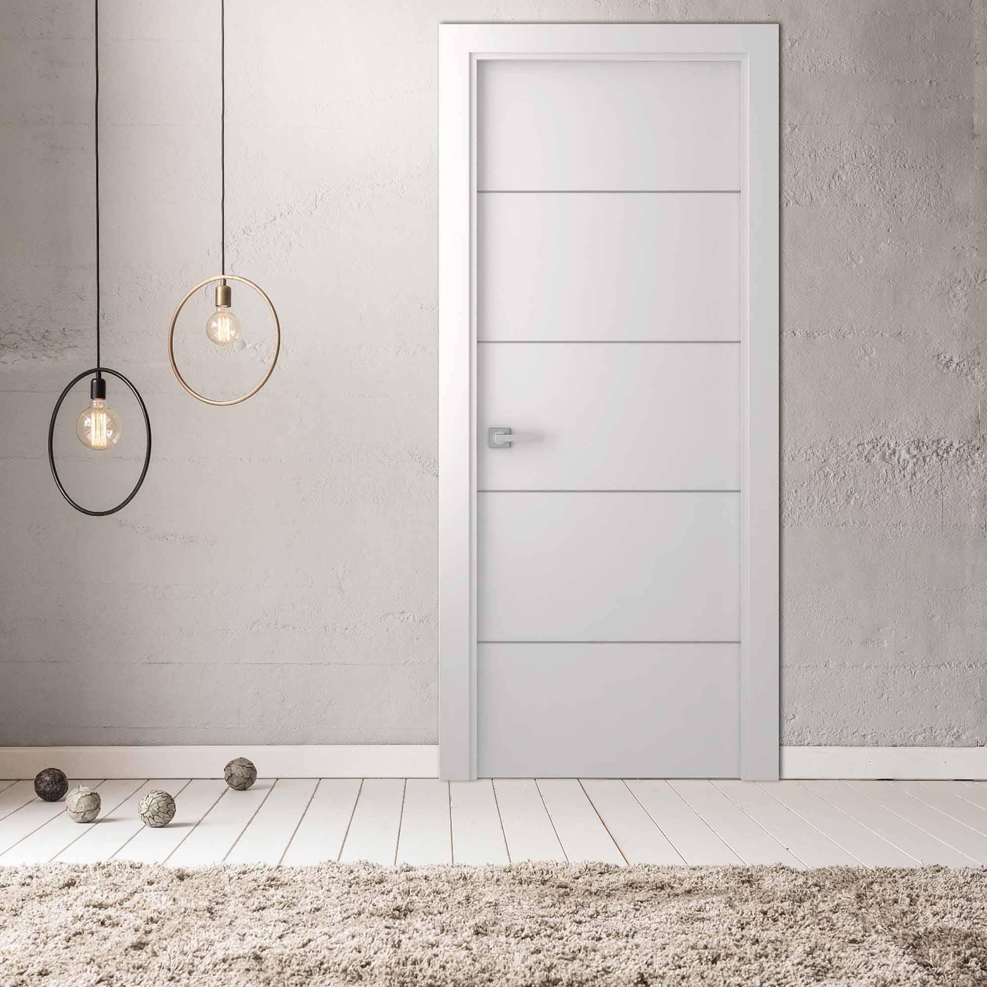 Belldinni Optima 79.375'' Solid + Manufactured Wood Flush Slab Door