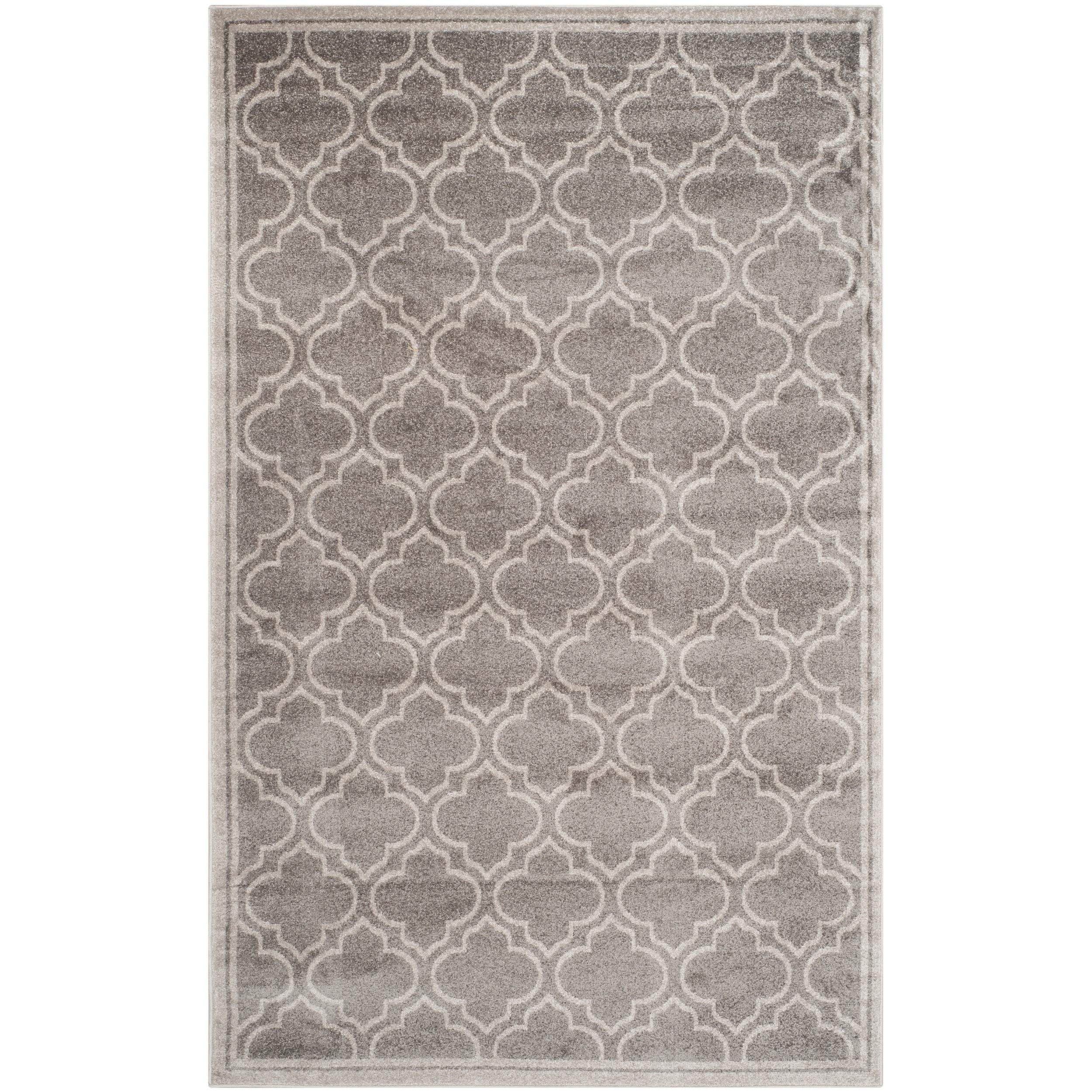 Amherst AMT412 Power Loomed Area Rug - Grey/Light Grey - 4'x6' - Safavieh.