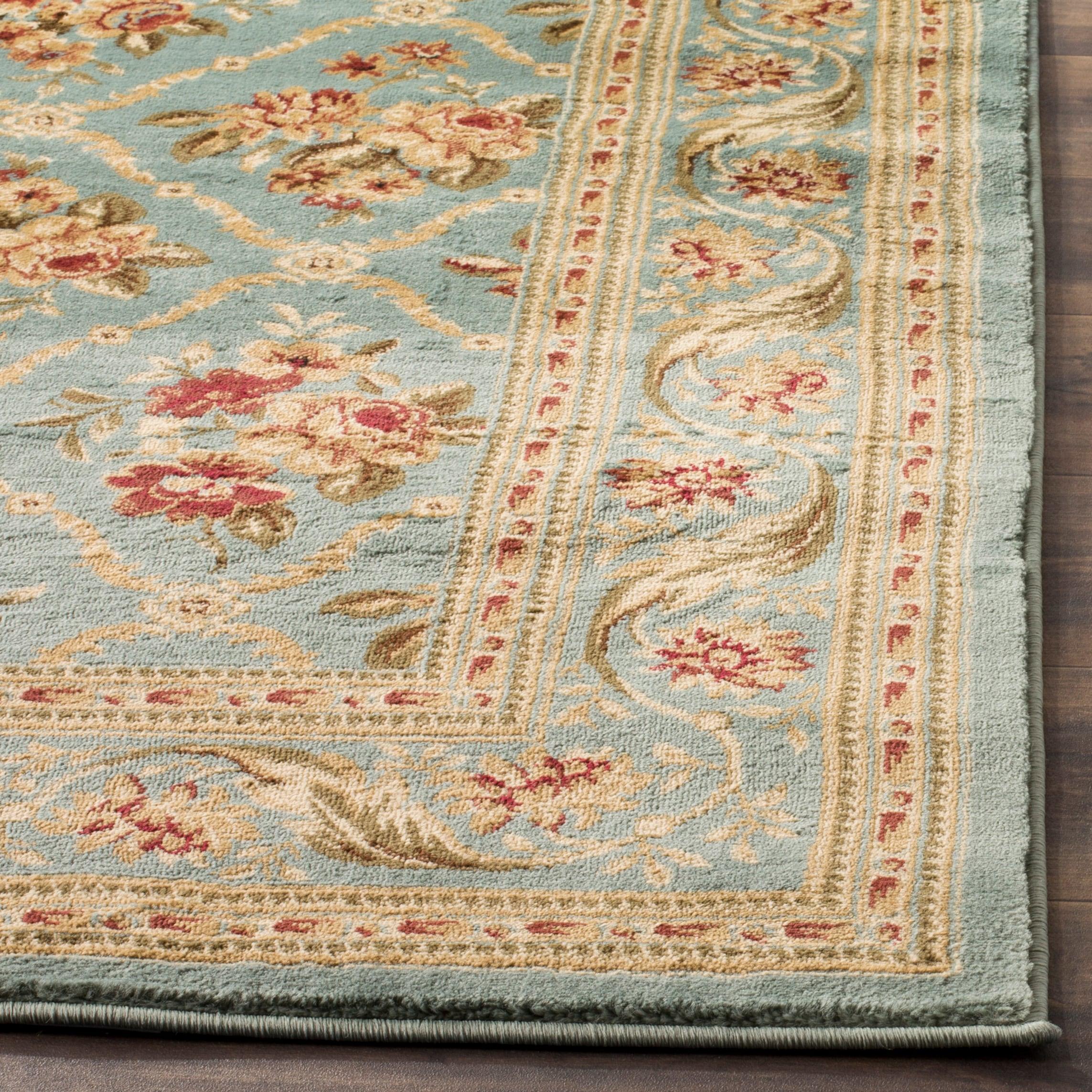 Lyndhurst LNH556 Power Loomed Area Rug - Blue/Blue - 5'3"x7'6" - Safavieh.
