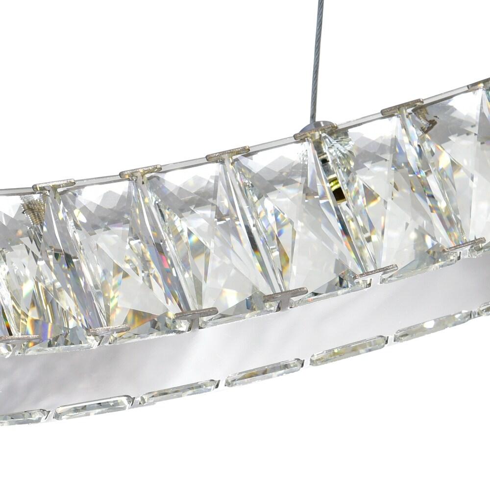 CWI Lighting Florence LED Chandelier With Chrome Finish