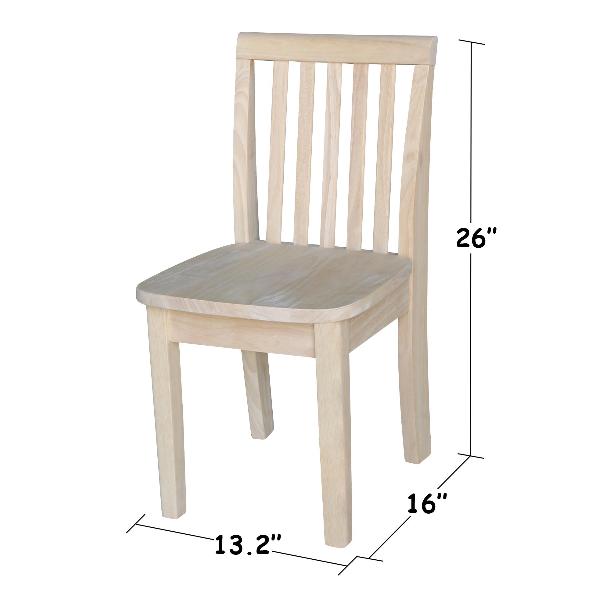 International Concepts Set of Two Mission Juvenile Chairs