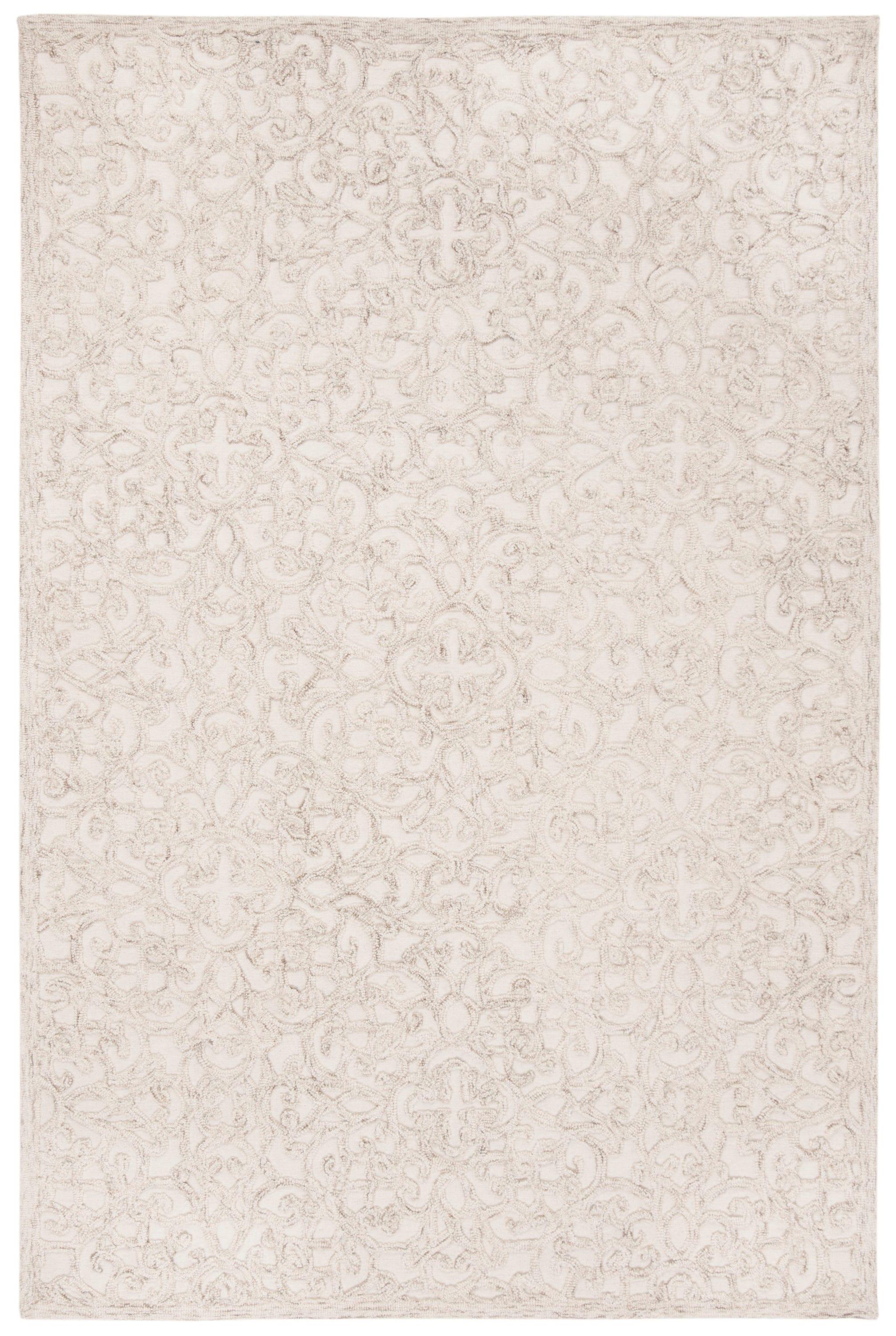 Trace TRC103 Hand Tufted Area Rug - Camel/Ivory - 5'x8' - Safavieh.