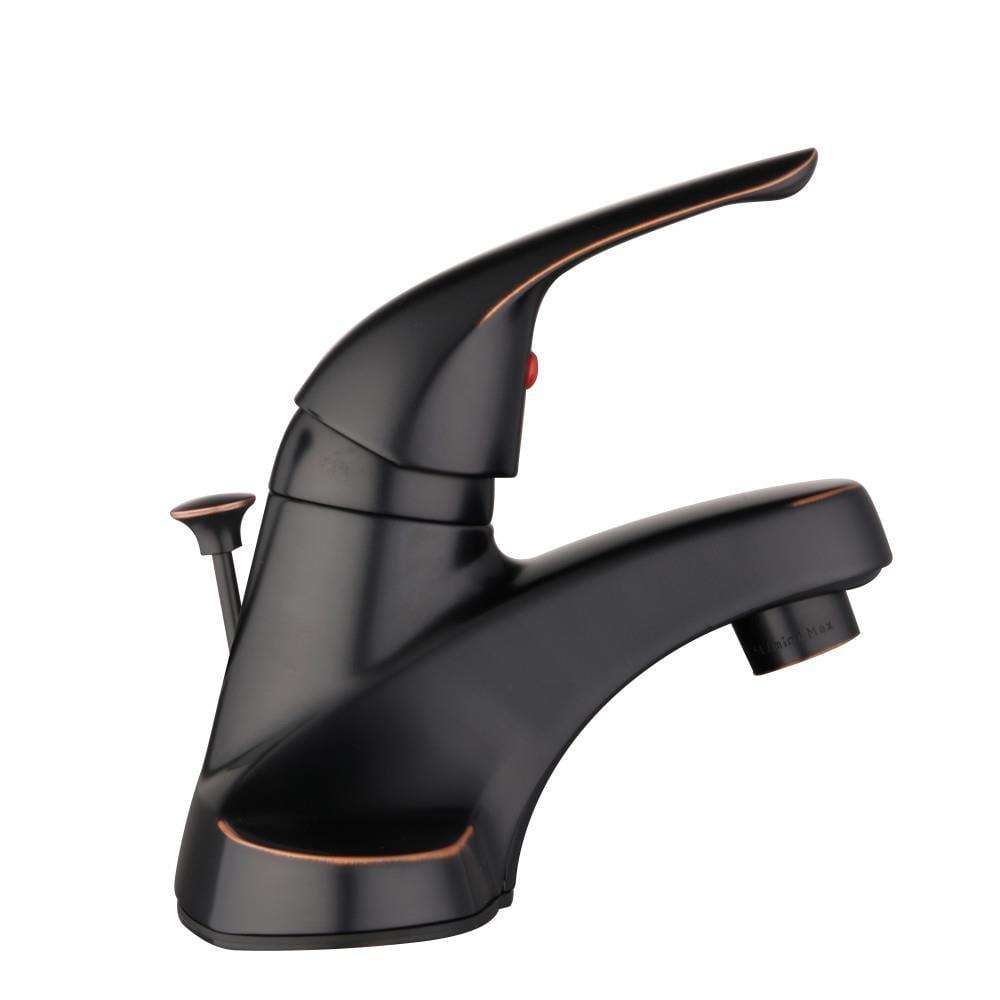 Middleton 4 in. Centerset 1-Handle Bathroom Faucet in Satin Nickel