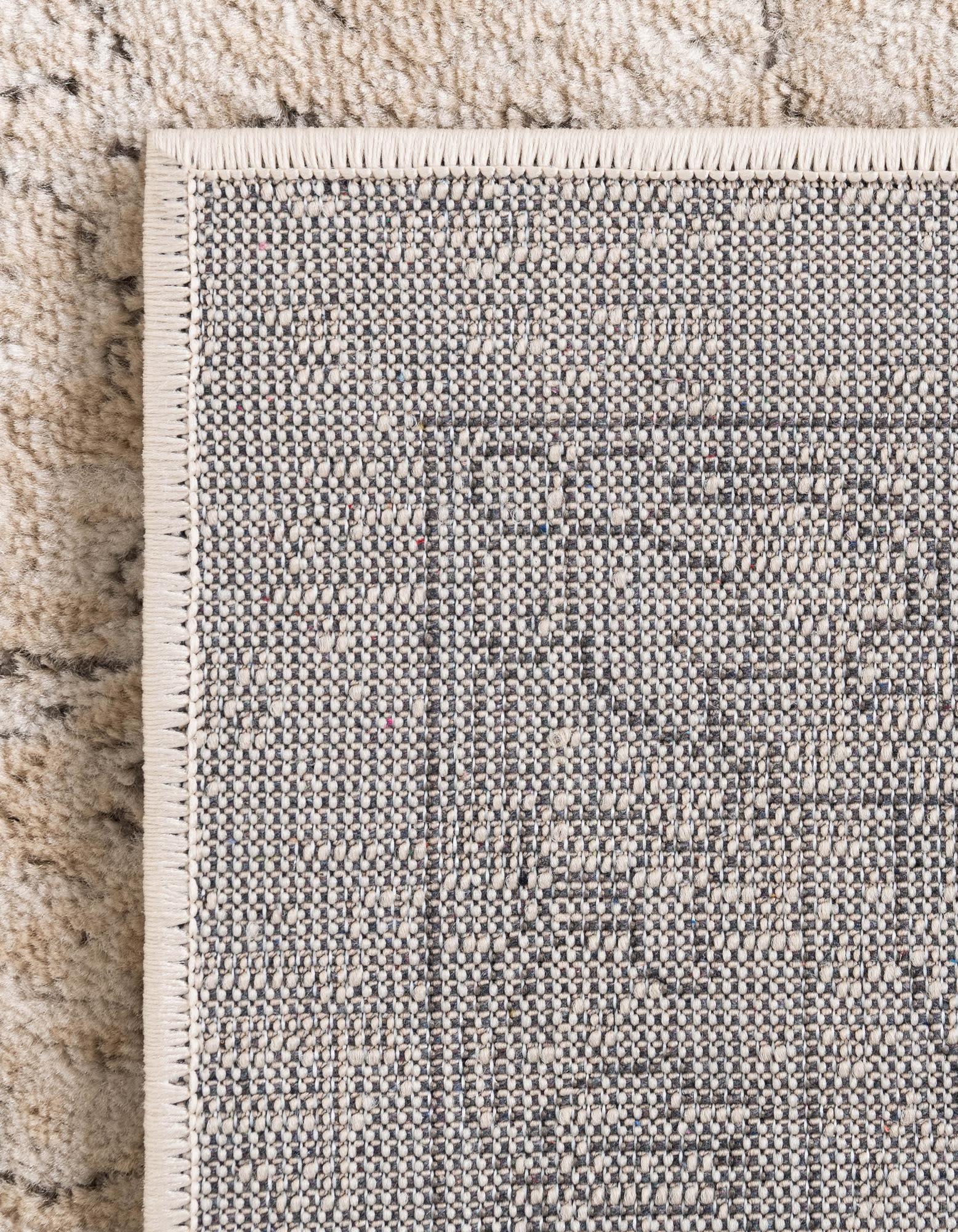 Unique Loom Portland Collection Area Rug - Albany (10' x 14' 1" Rectangle Ivory/Beige)