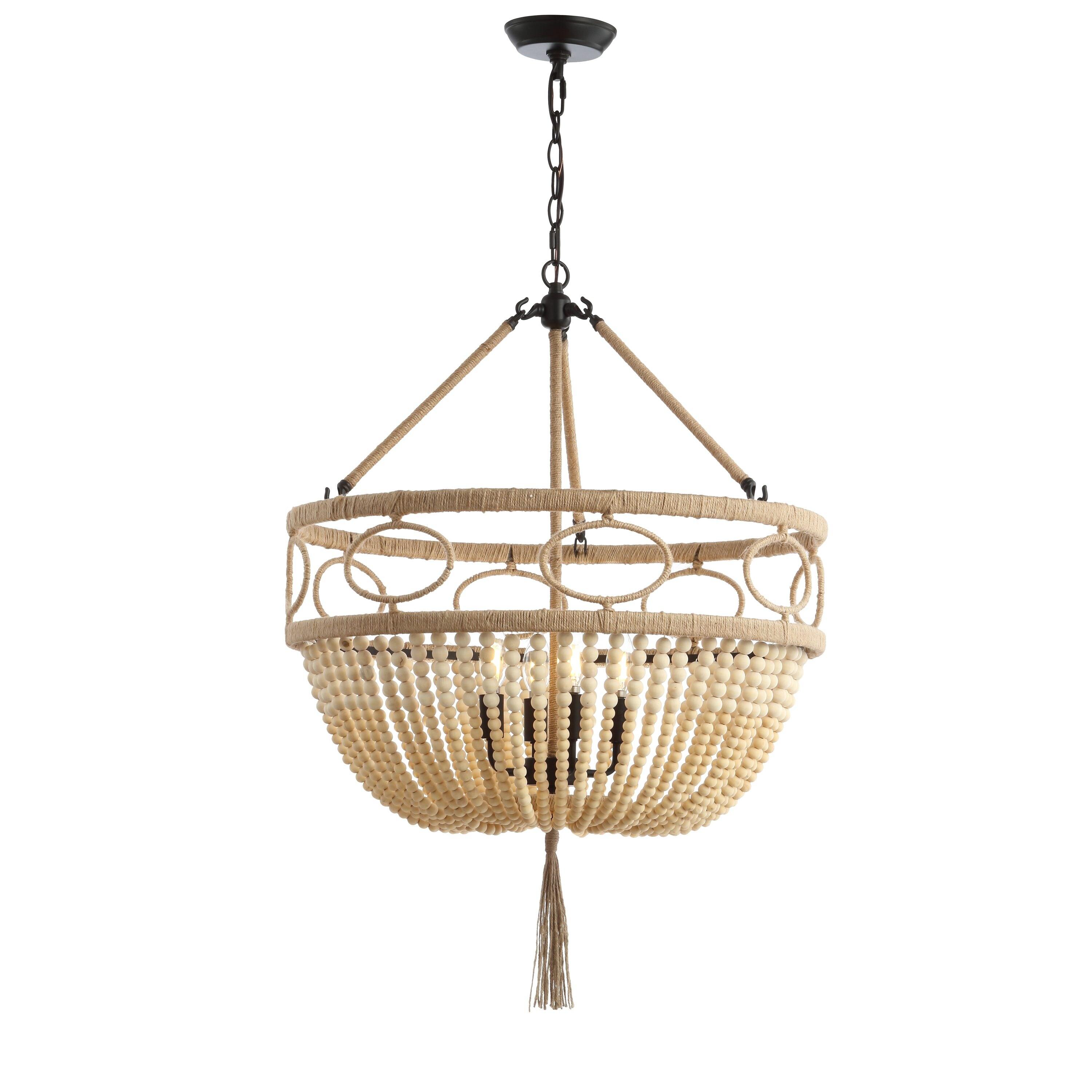 Sadie 4 Light Metal Dimmable Empire Chandelier