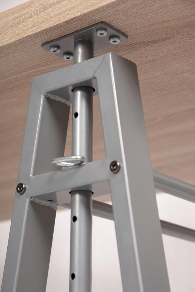 Williston Forge Cayuga Adjustable Solid Wood Top Standing Desk