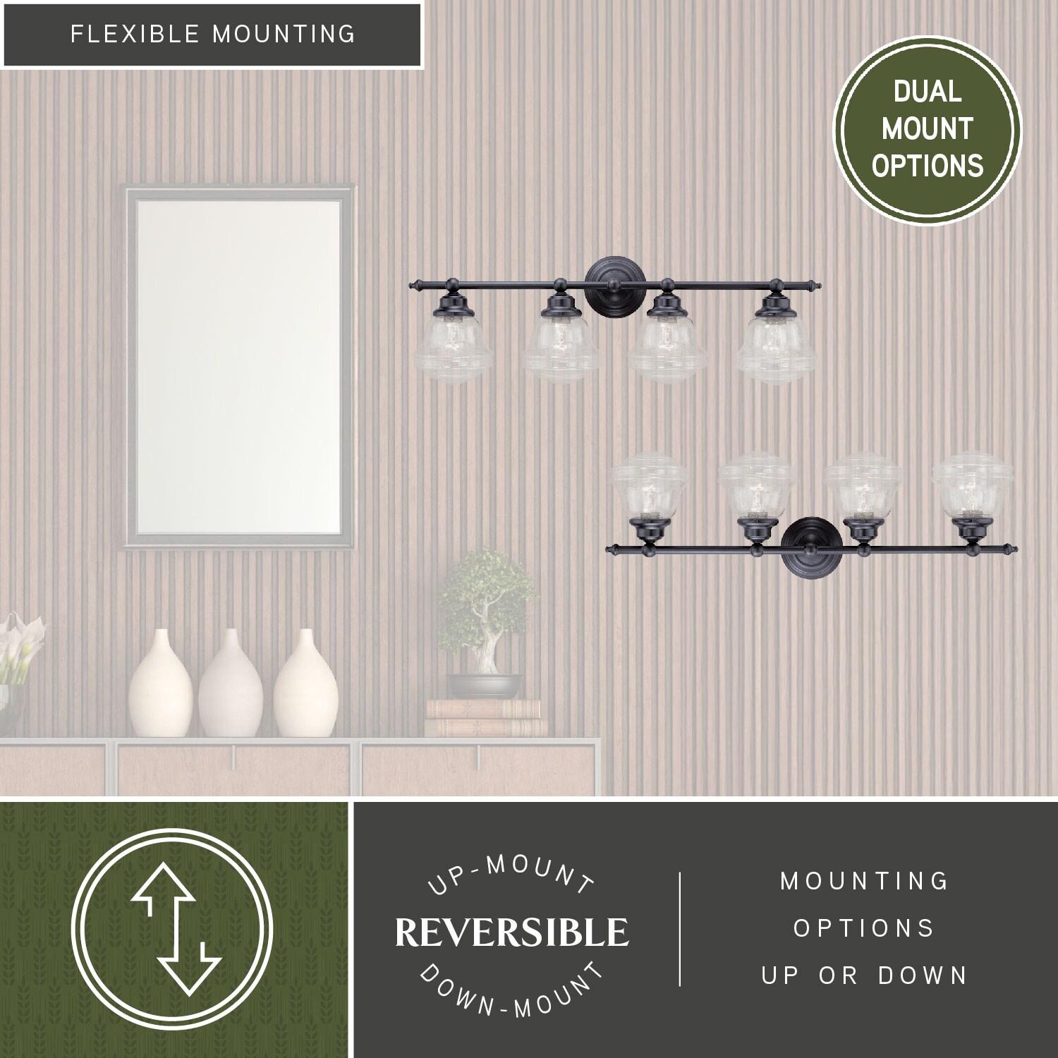 Vaxcel Huntley 4 - Light Vanity in  Oil Rubbed Bronze