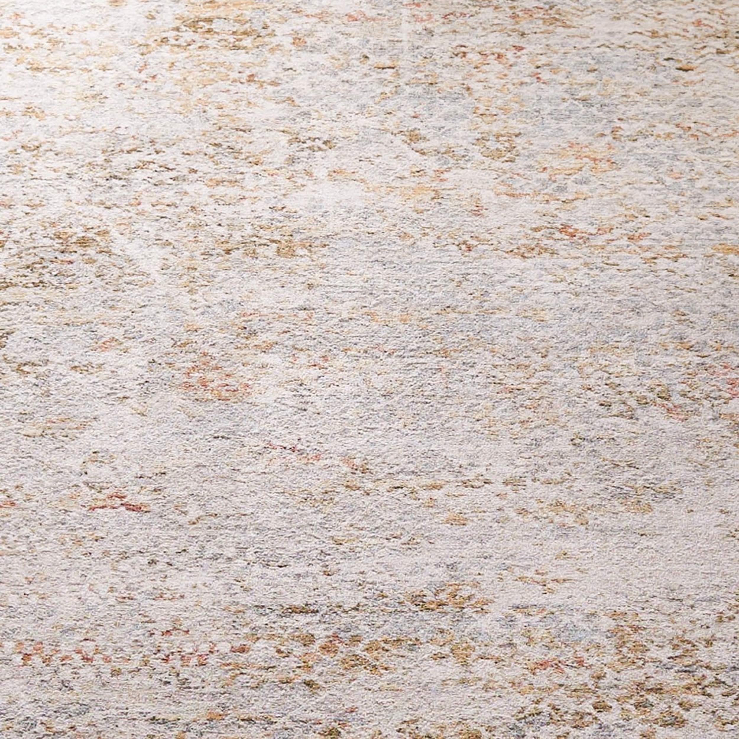 Adrianna ADN206 Machine Made Indoor Area Rug - Blue/Gold - 4'x6' - Safavieh