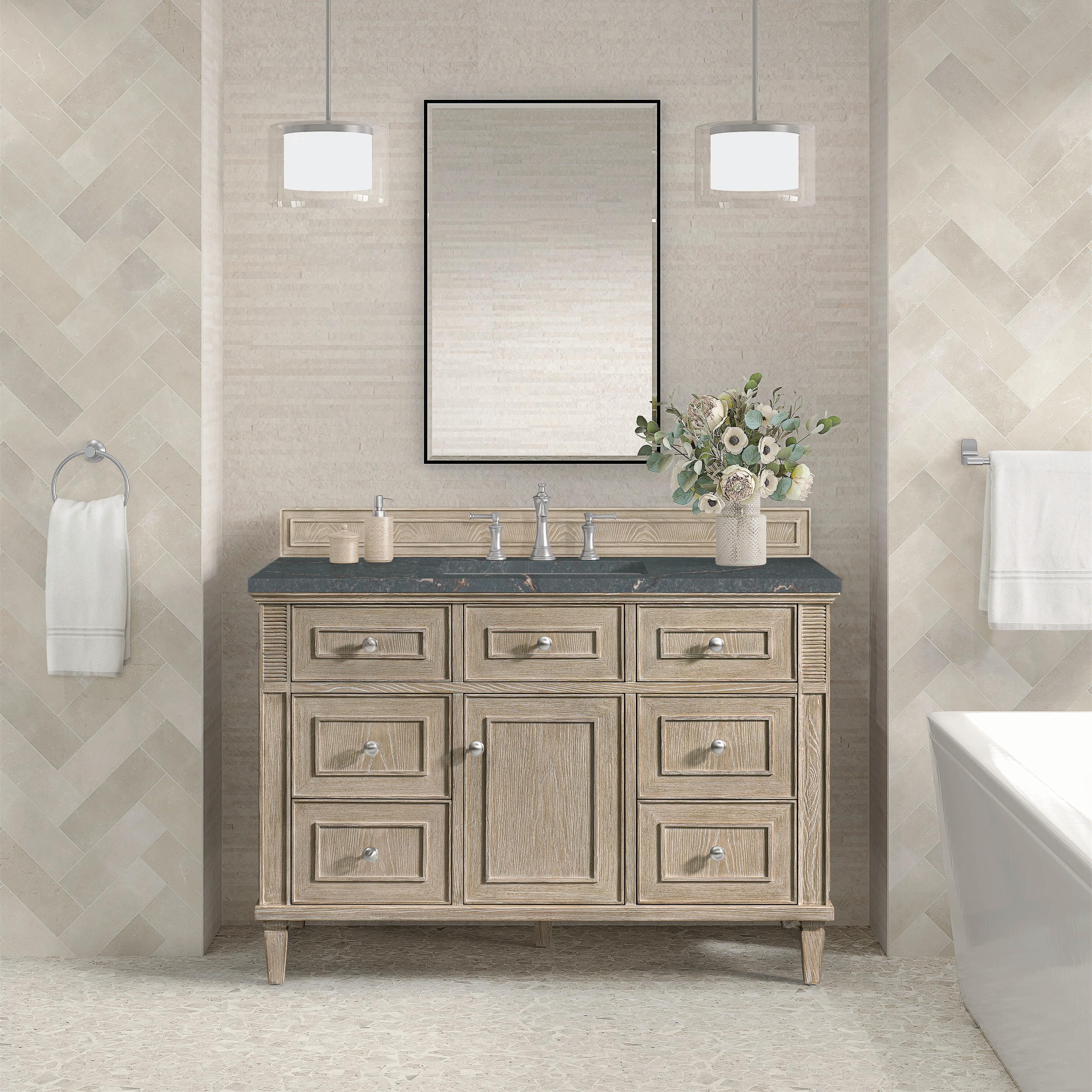 James Martin Vanities Lorelai 48'' Single Bathroom Vanity with Top
