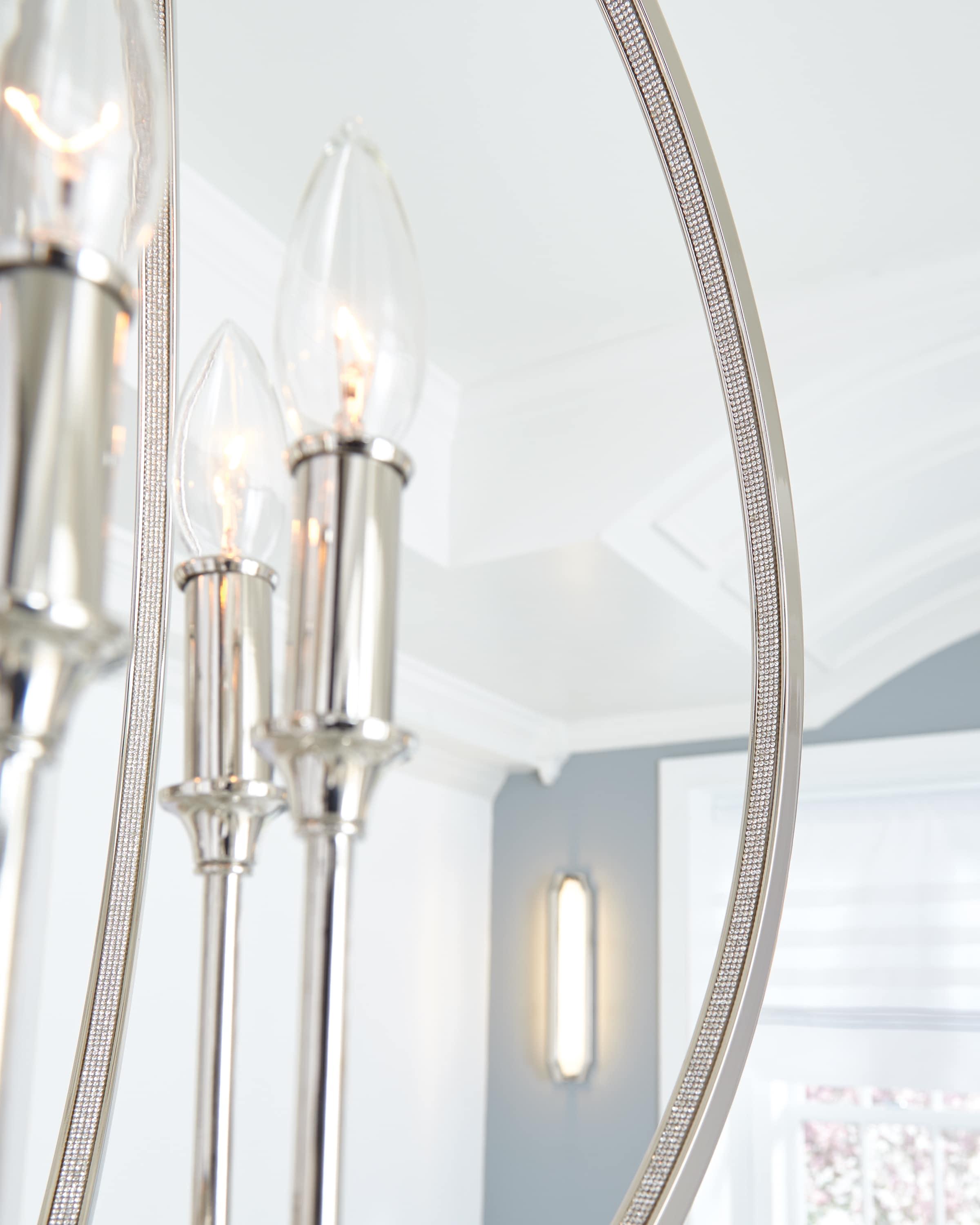 Corinne 6-Light Polished Nickel Hanging Pendant