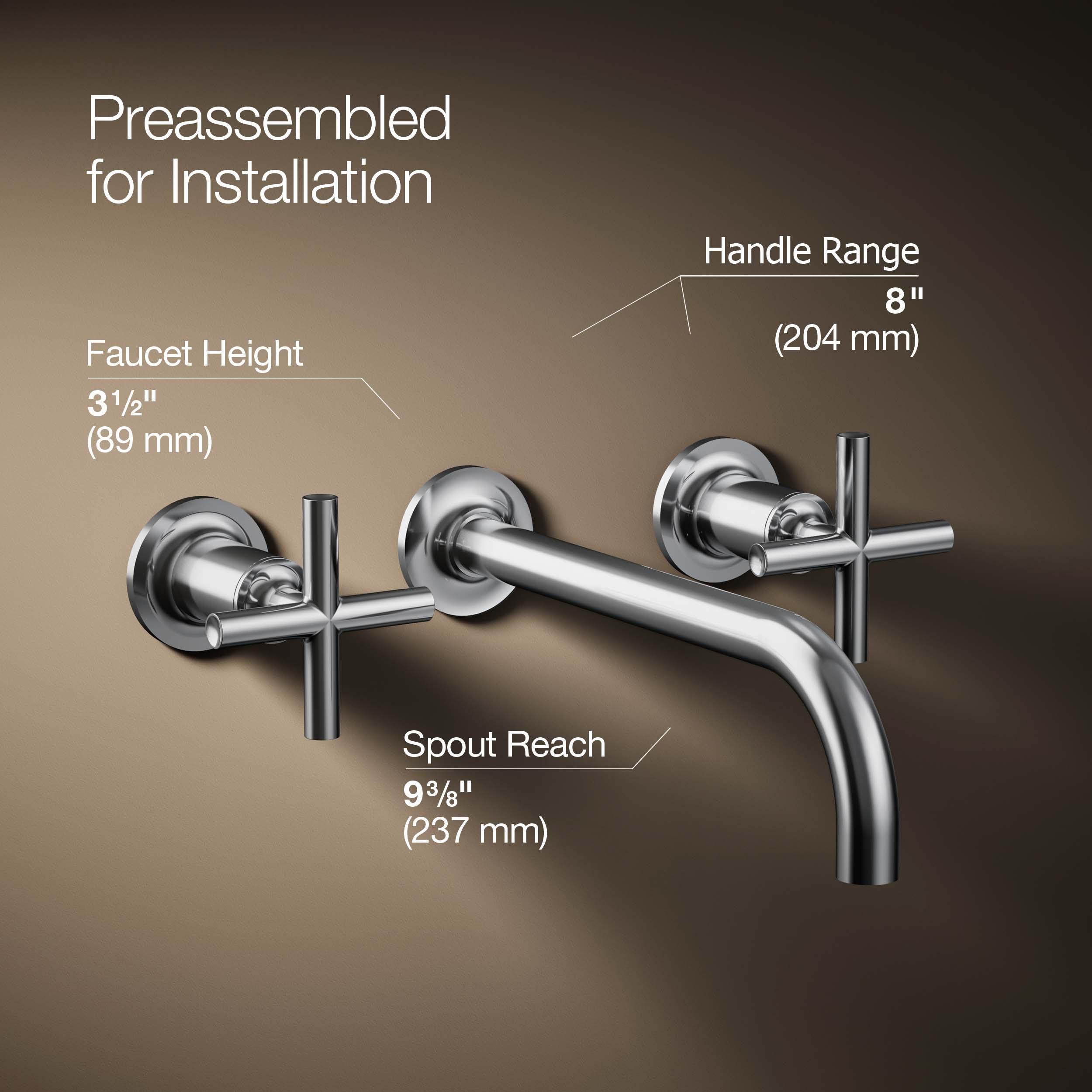 Purist® Wall Mounted Bathroom Faucet