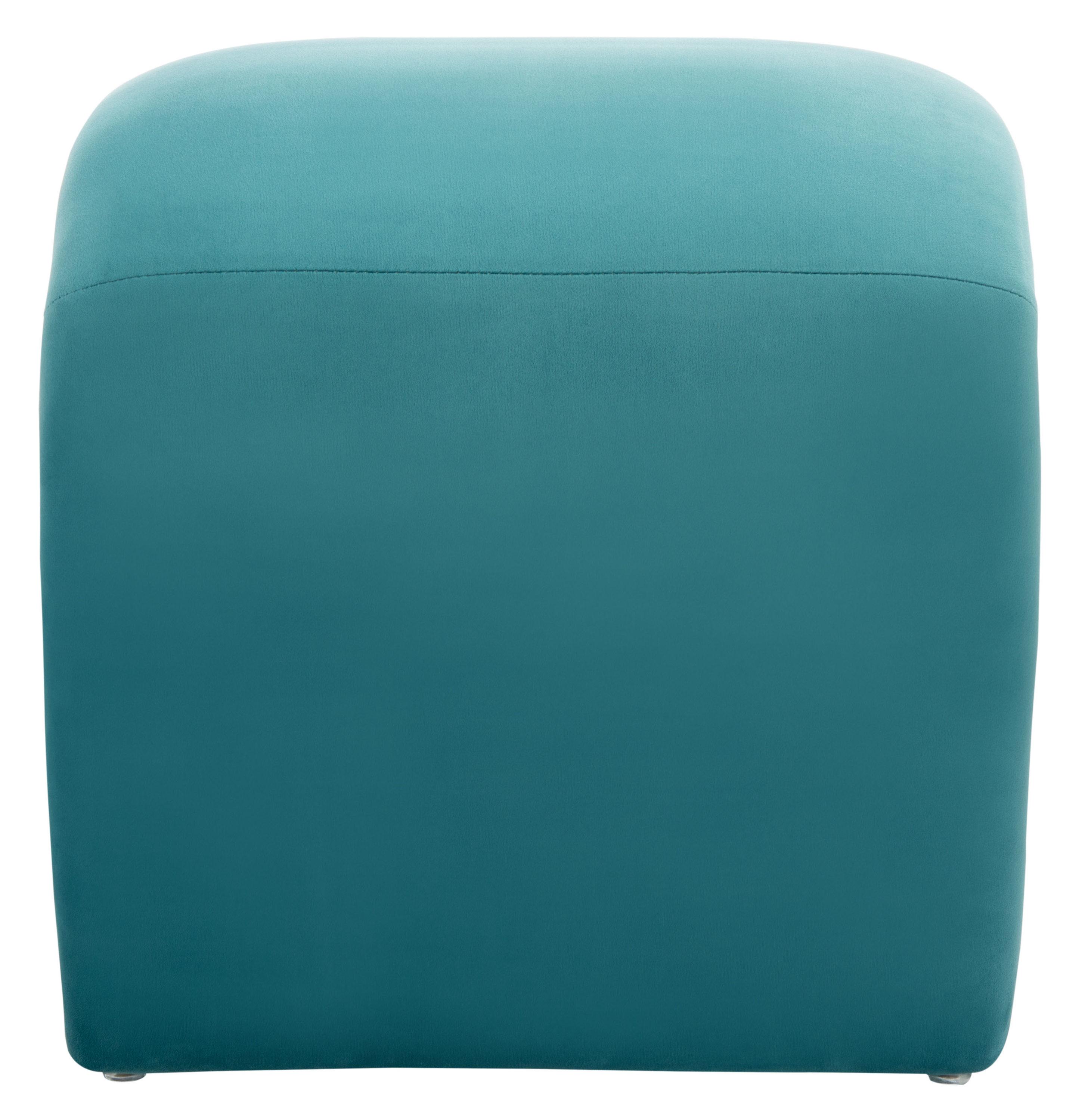 Kibo Ottoman - Sea Blue - Safavieh