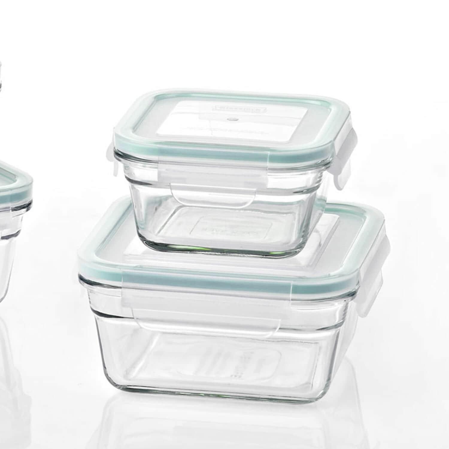 Glasslock Glasslock Oven and Microwave Safe Glass Food Storage Containers 10 Piece Set
