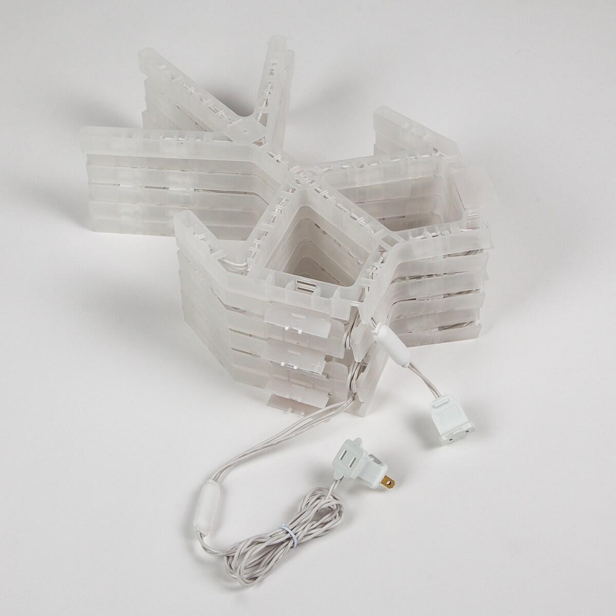 The Holiday Aisle® LED Folding Snowflake