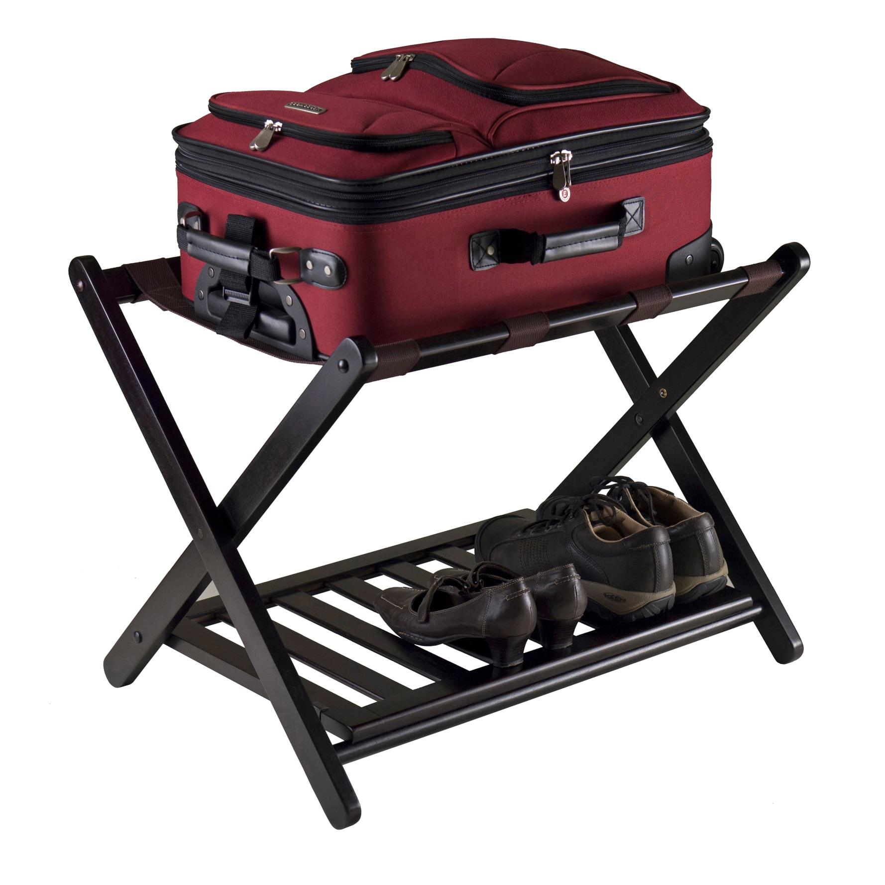 Folding Wood Luggage Rack