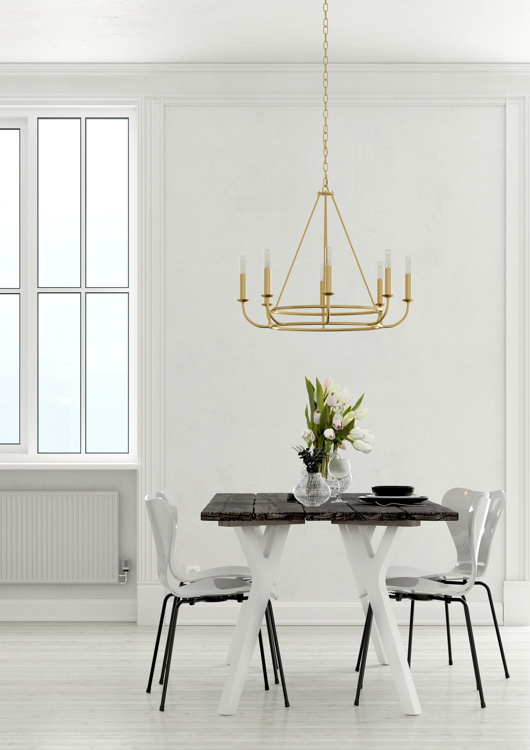 8 Light Chandelier-Aged Brass Finish    -Traditional Installation Crystorama Lighting Bai-A2108-Ag