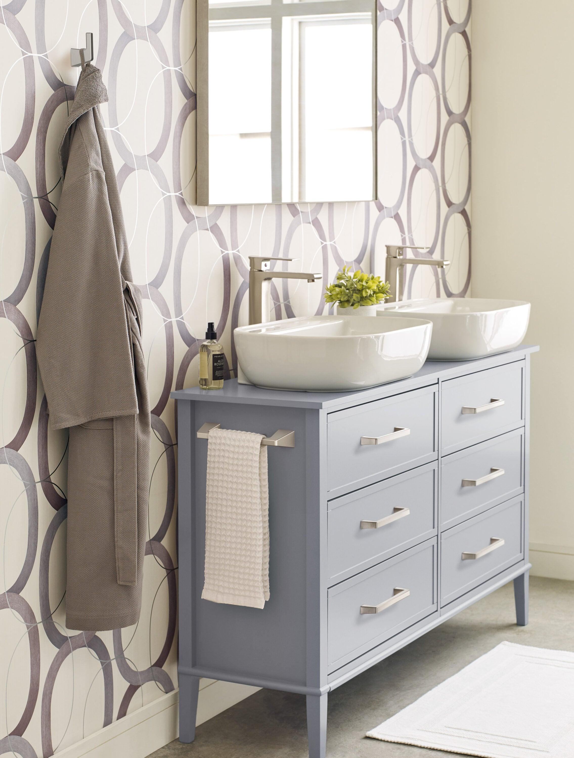 Amerock Blackrock Brushed Nickel 9 inch (229mm) Towel Bar