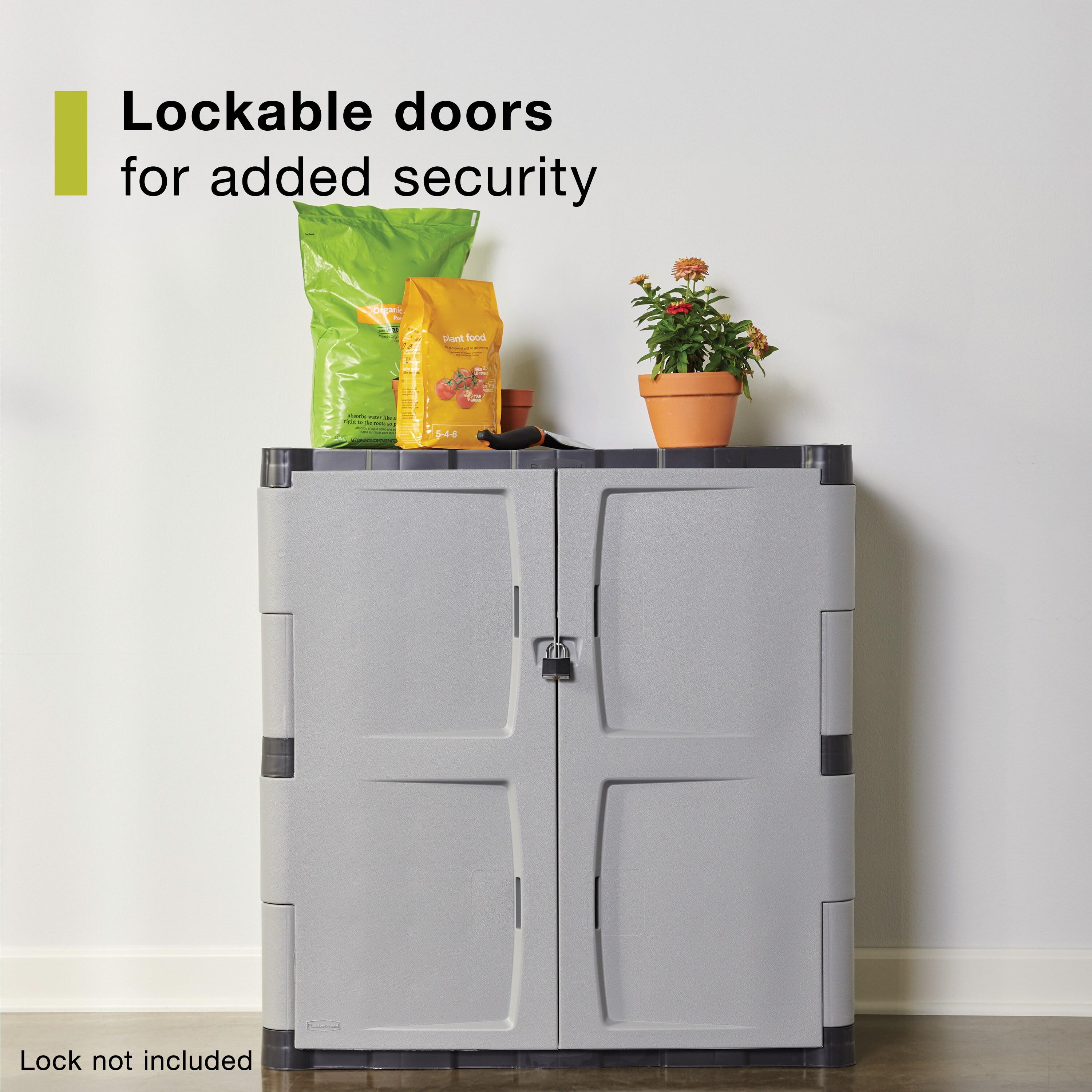 37" H x 36" W x 18" D 2 Door Storage Cabinet