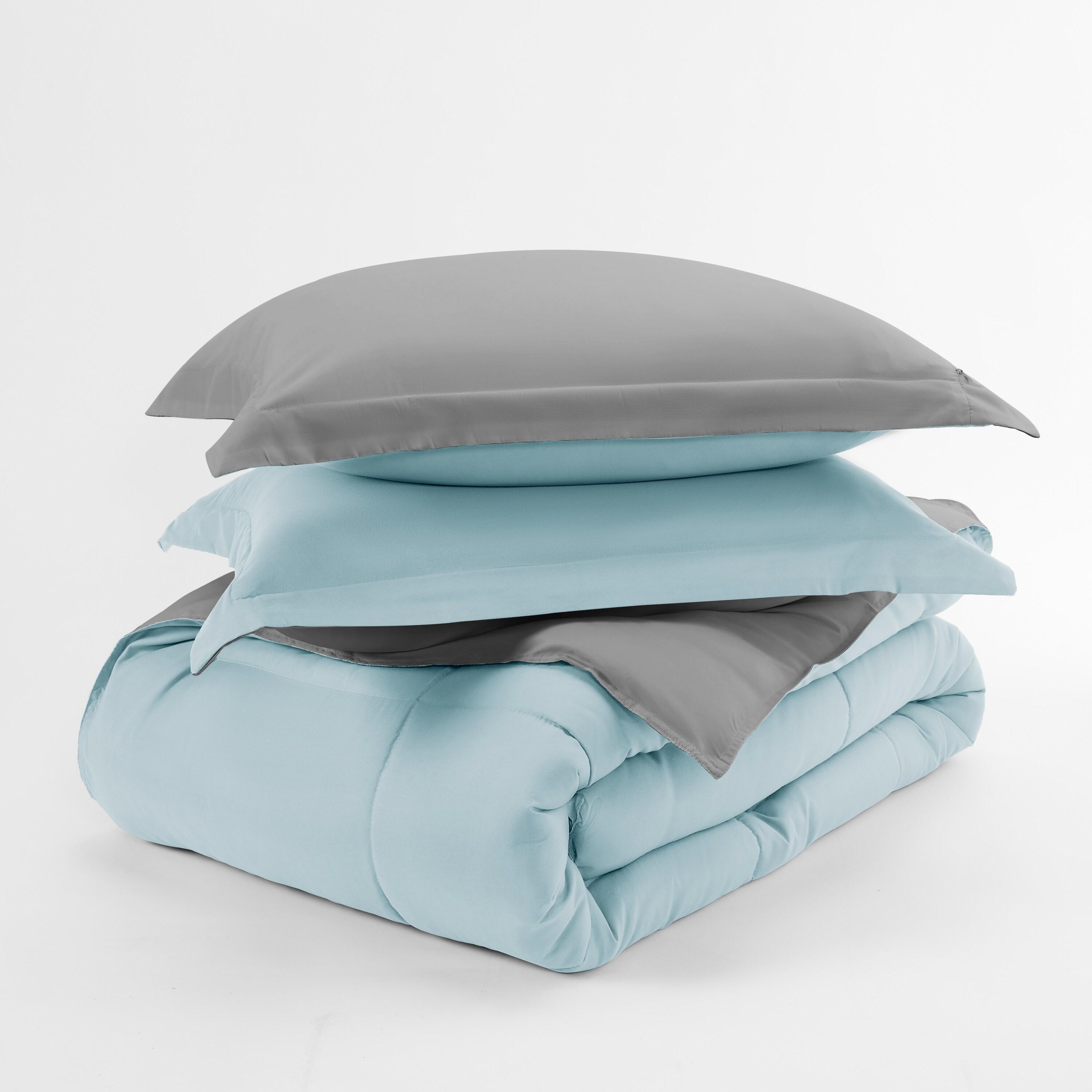Reversible Down-Alternative Comforter Bedding Set