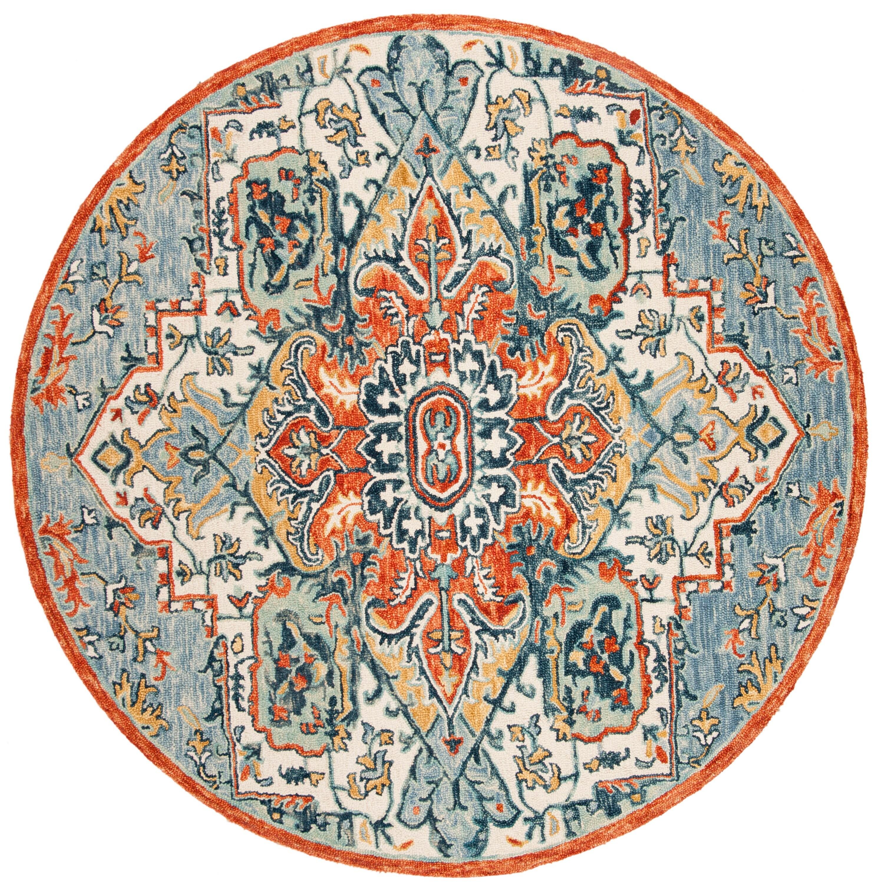 Bungalow Rose Vahakn Hand Tufted 80% Wool, 20% Cotton Southwestern Rug