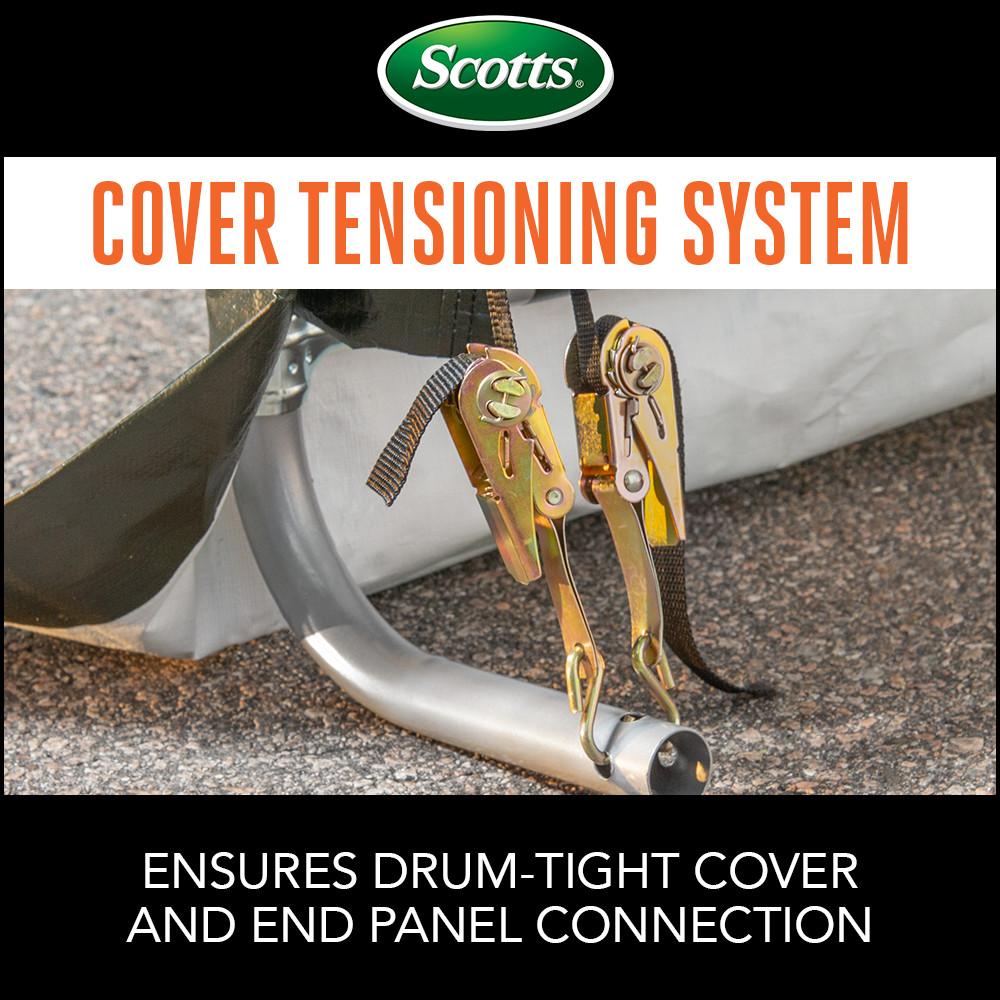 Scotts Storage Shed 10 x 15 x 8 Green Peak