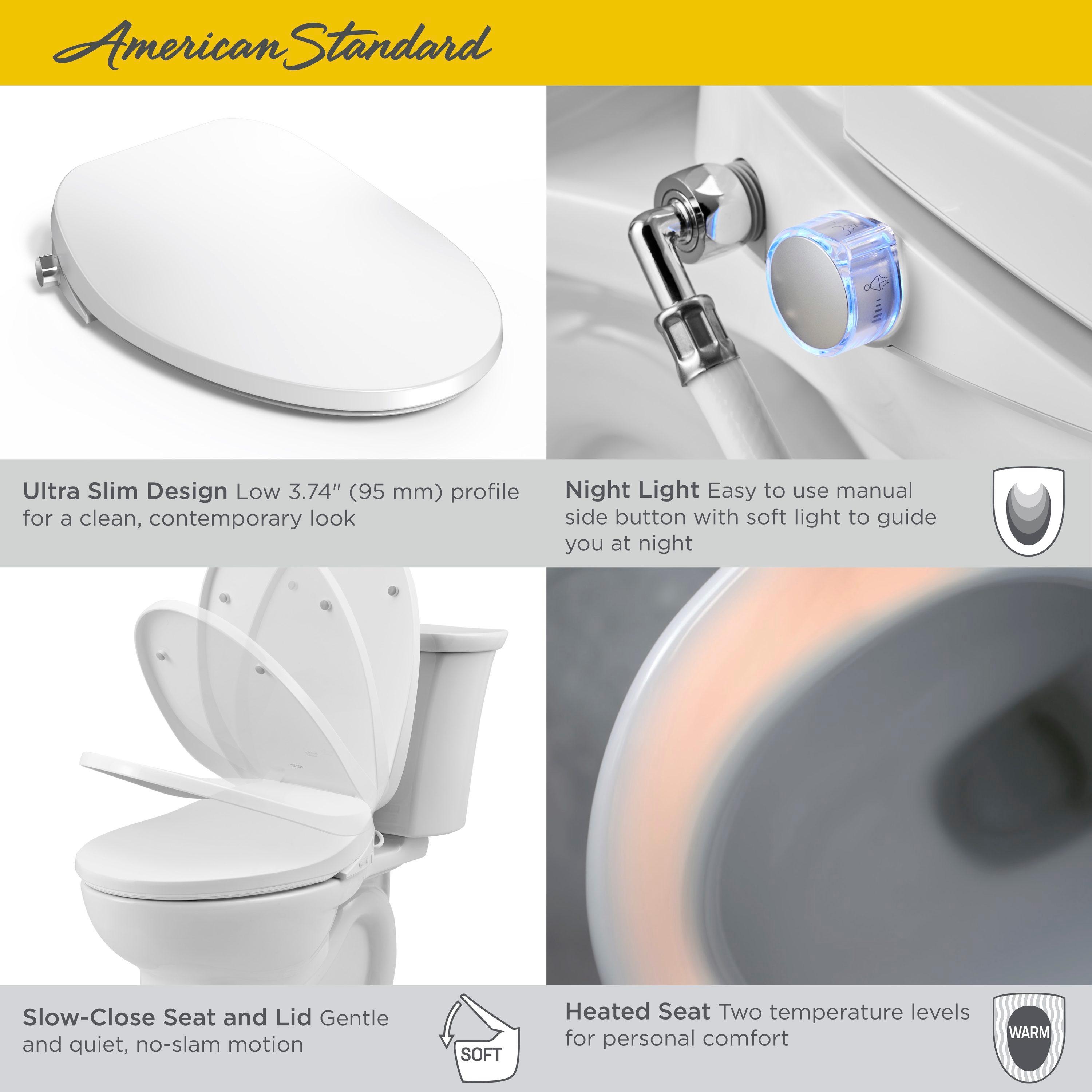 AquaWash 2.0 Manual SpaLet Elongated Toilet Seat Bidet