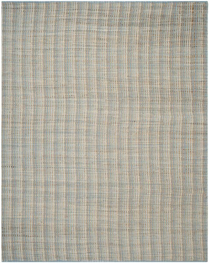 SAFAVIEH Cape Cod Ivana Braided Striped Area Rug, 10' x 14', Grey