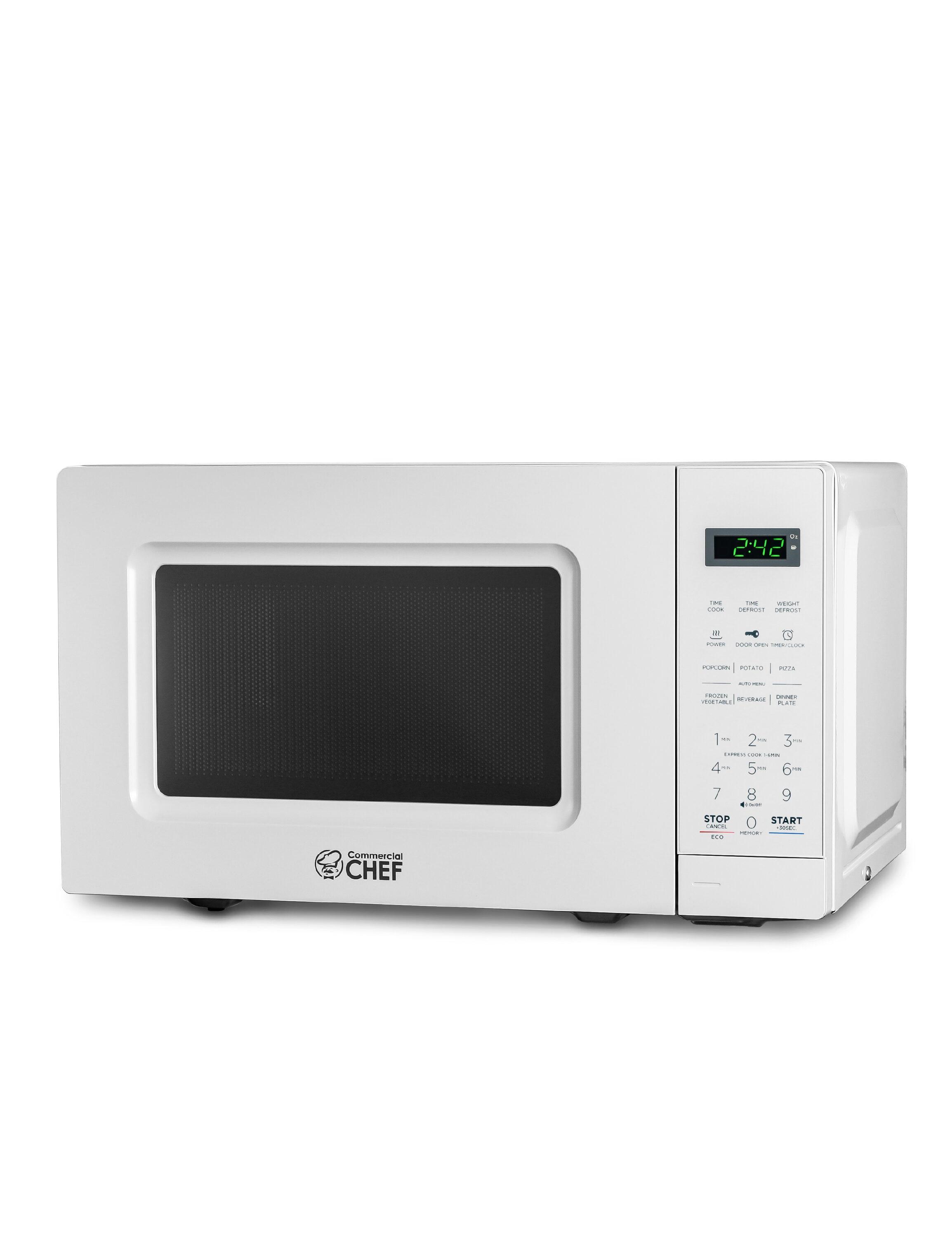 Commercial Chef 0.7 Cubic Feet 700 Watt Countertop Microwave