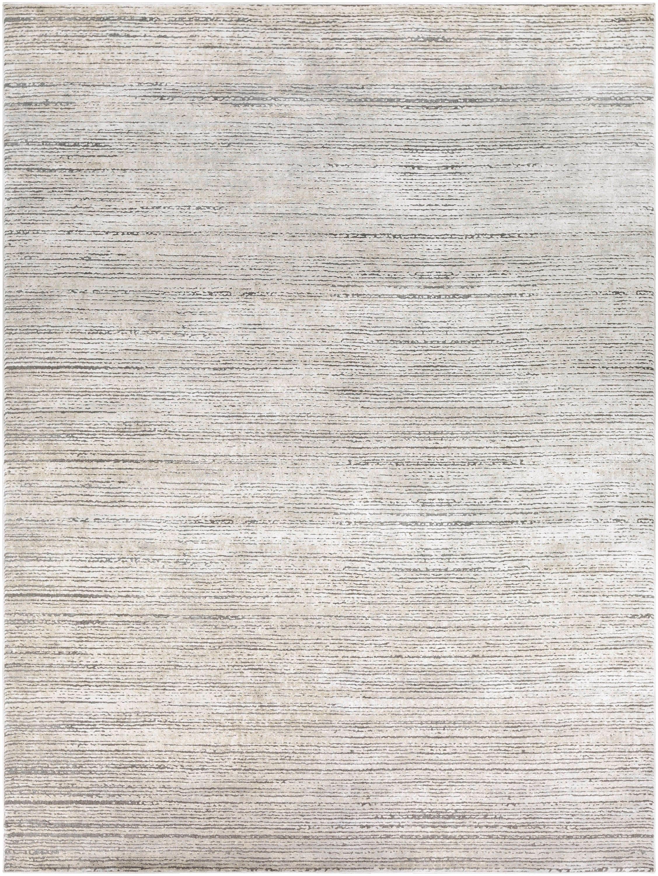 Livabliss 7'10"x10'2" Emma Modern Rug Gray: Stain & Fade-Resistant, Medium Pile, Indoor, Abstract Pattern