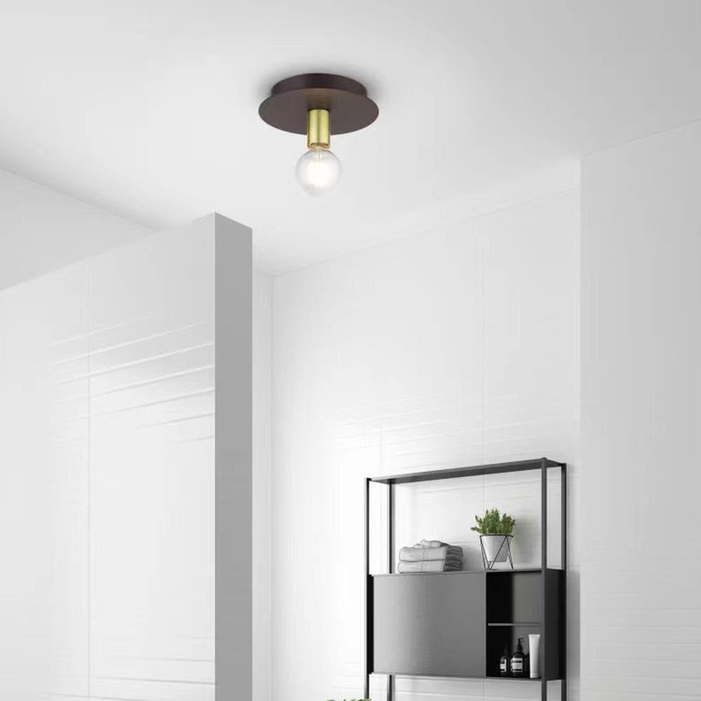 Livex Lighting Hillview 1 - Light Flush Mount in  Bronze