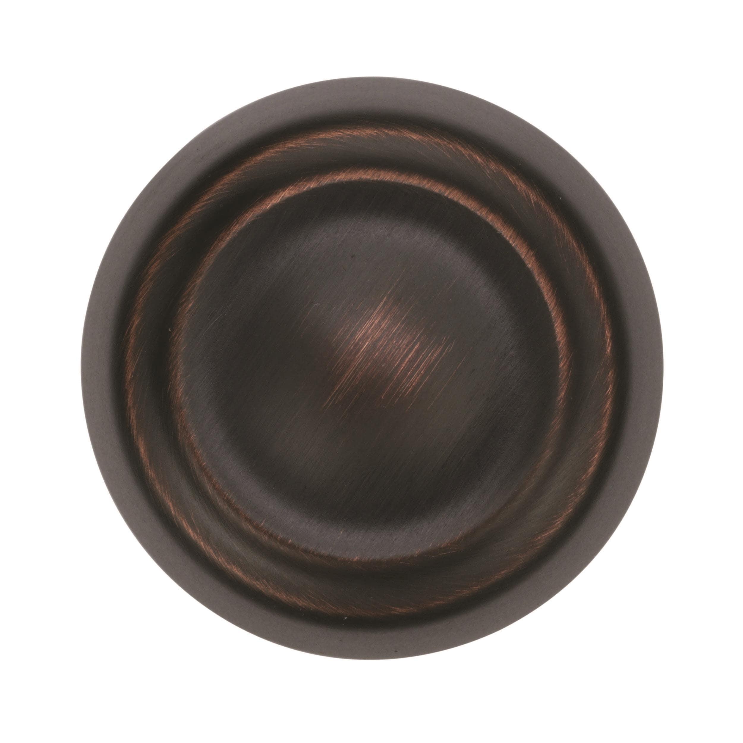 Amerock Kane 1-3/16 inch (30mm) Diameter Oil-Rubbed Bronze Cabinet Knob