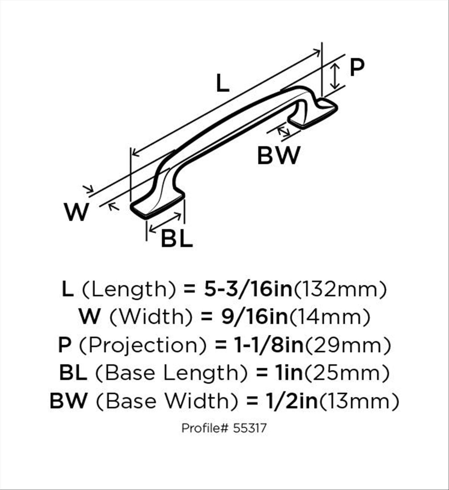 Amerock Highland Ridge Cabinet or Drawer Pull