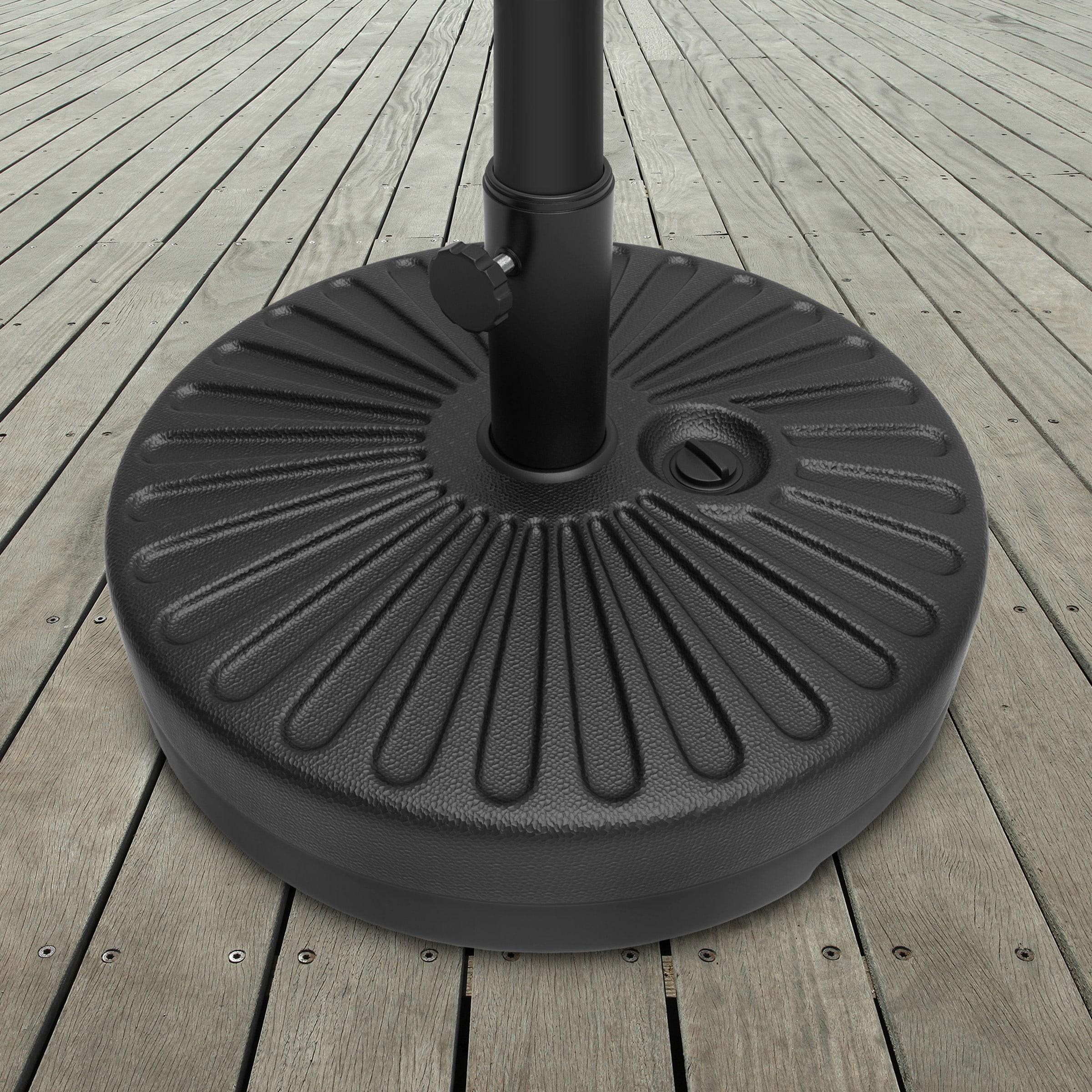 Nature Spring 50-lb Patio Umbrella Base - Black