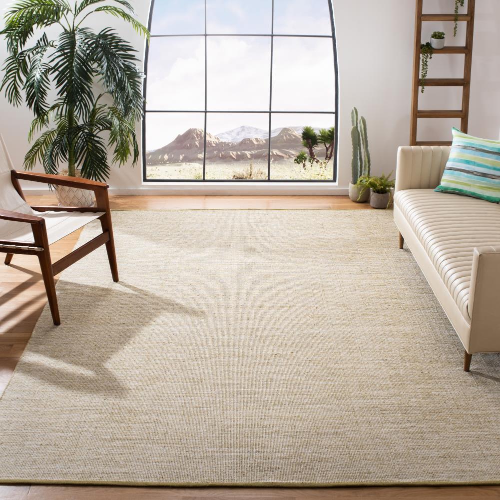 Montauk MTK250 Hand Woven Rug - Green Olive - 5'x8' - Safavieh.