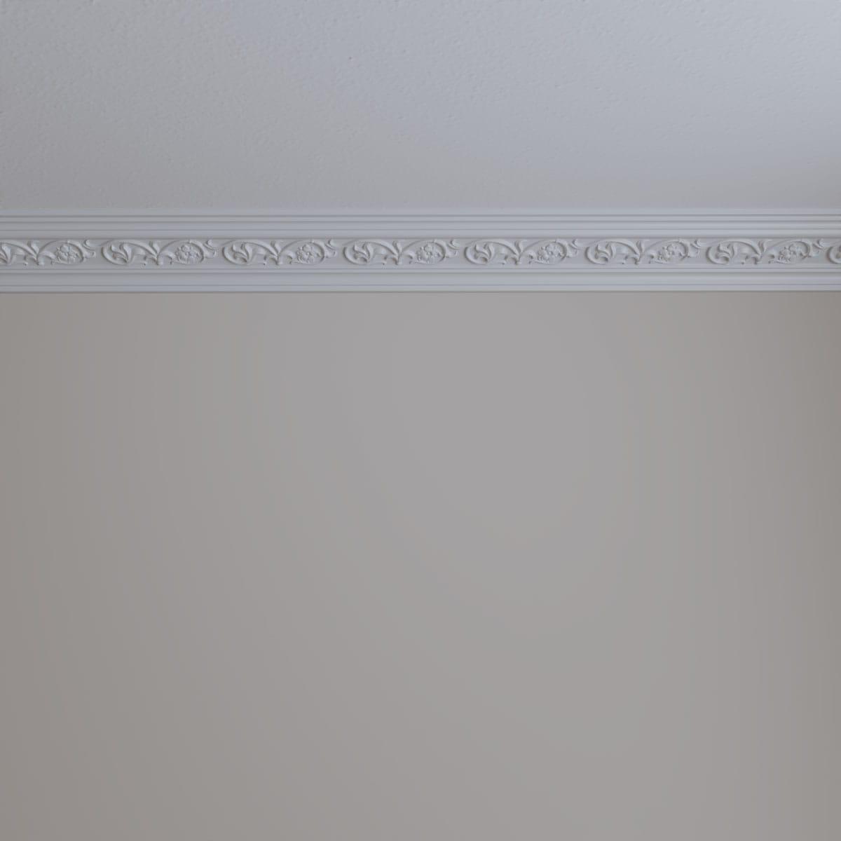 Ekena Millwork 3"H x 3 3/8"P x 4 1/2"F x 94 1/2"L Medway Crown Moulding
