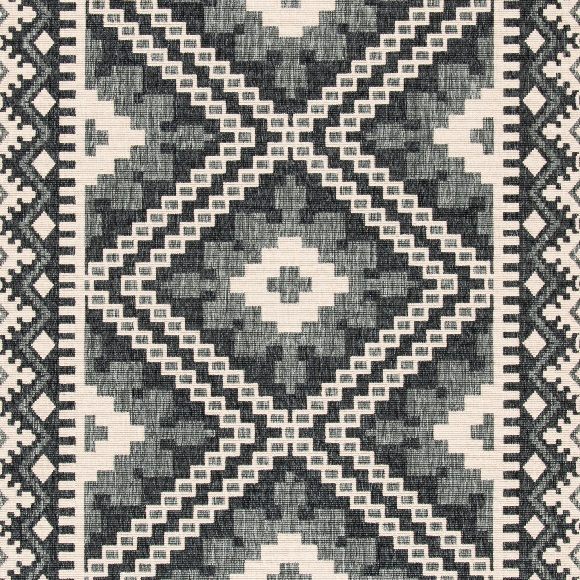Veranda VER099 Power Loomed Indoor/Outdoor Area Rug - Ivory/Grey - 9'x12' - Safavieh