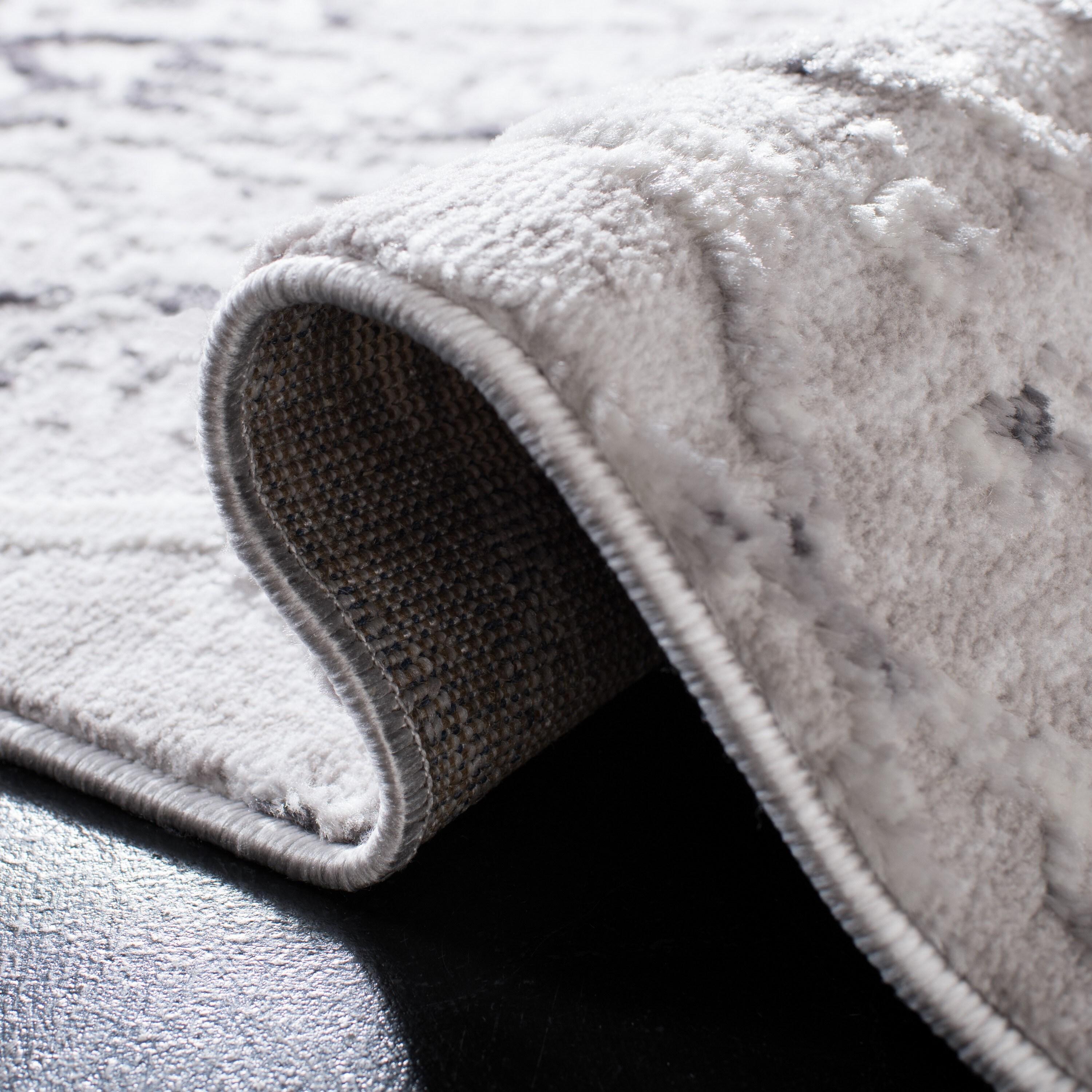 Amelia ALA783 Power Loomed Runner Rug  - Grey/Light Grey - 2'2"x20' - Safavieh.