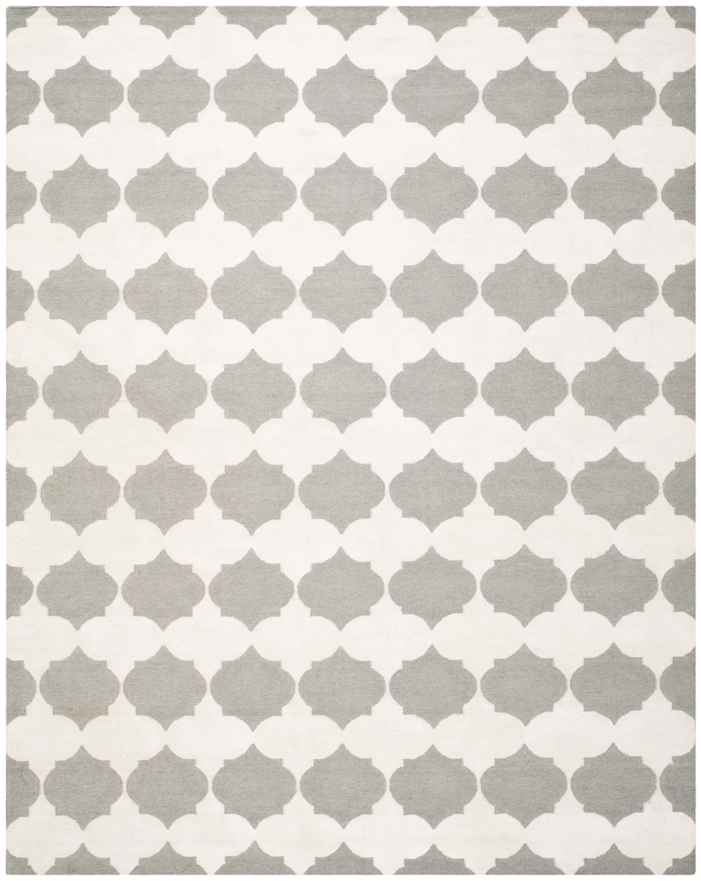 Safavieh Dhurries Hand Woven Flat Weave Banana Silk/Wool/Cotton Rug