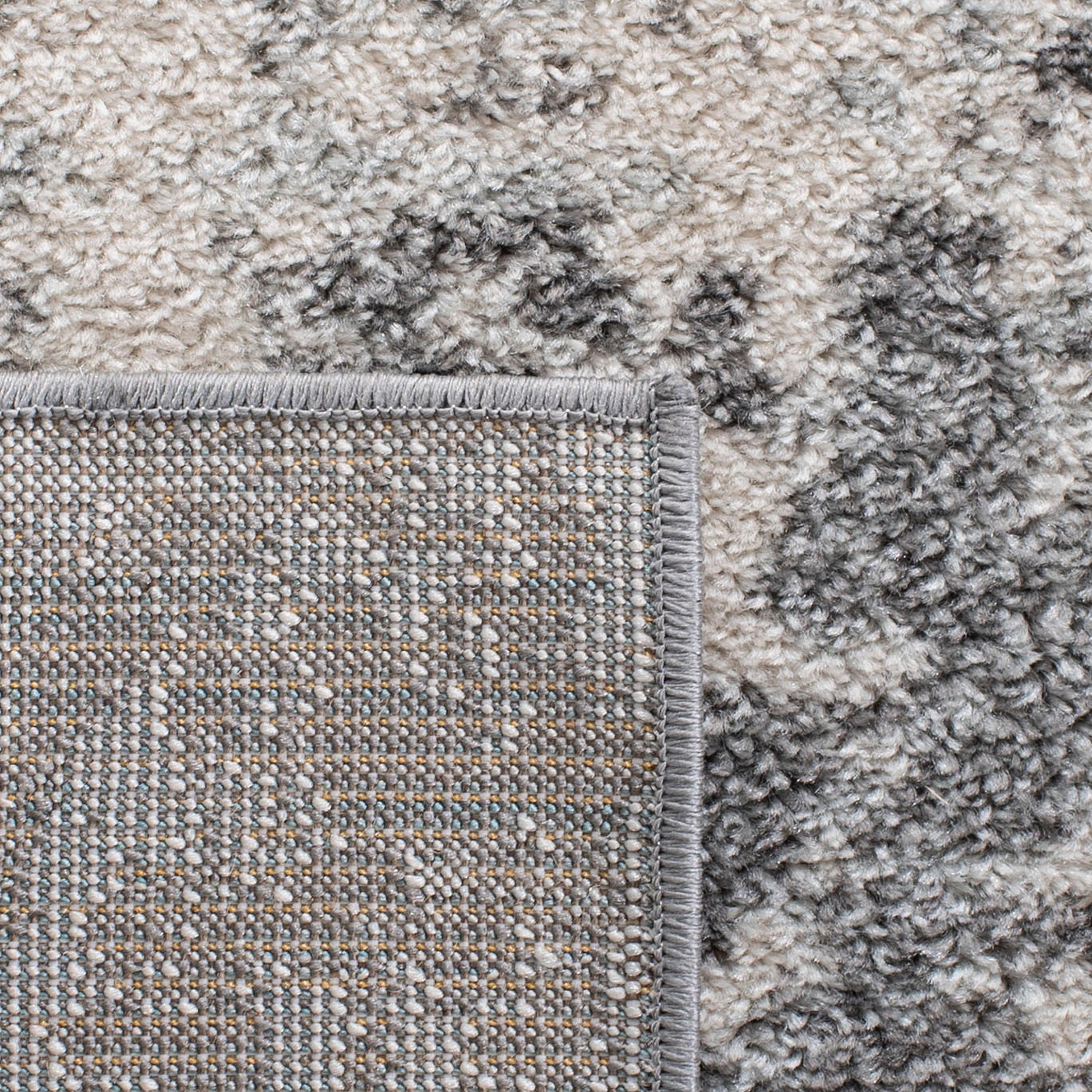 Tulum TUL232 Power Loomed Area Rug - Ivory/Charcoal - 4'x6' - Safavieh.