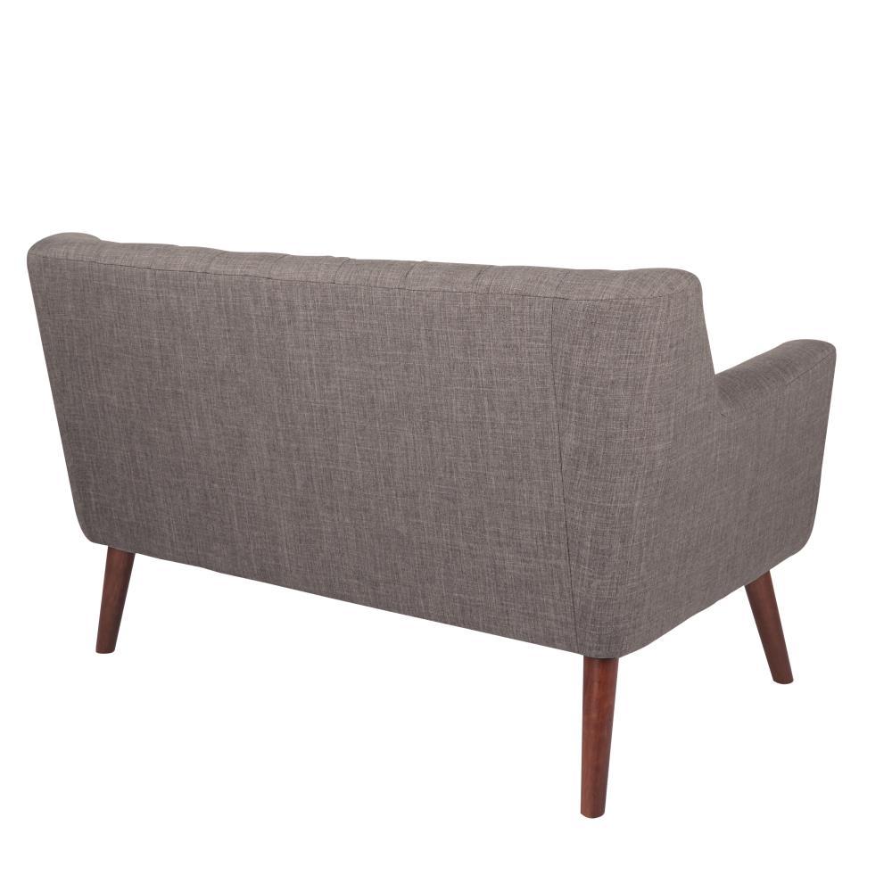 Mill Lane Loveseat with Coffee Legs Gray - OSP Home Furnishings