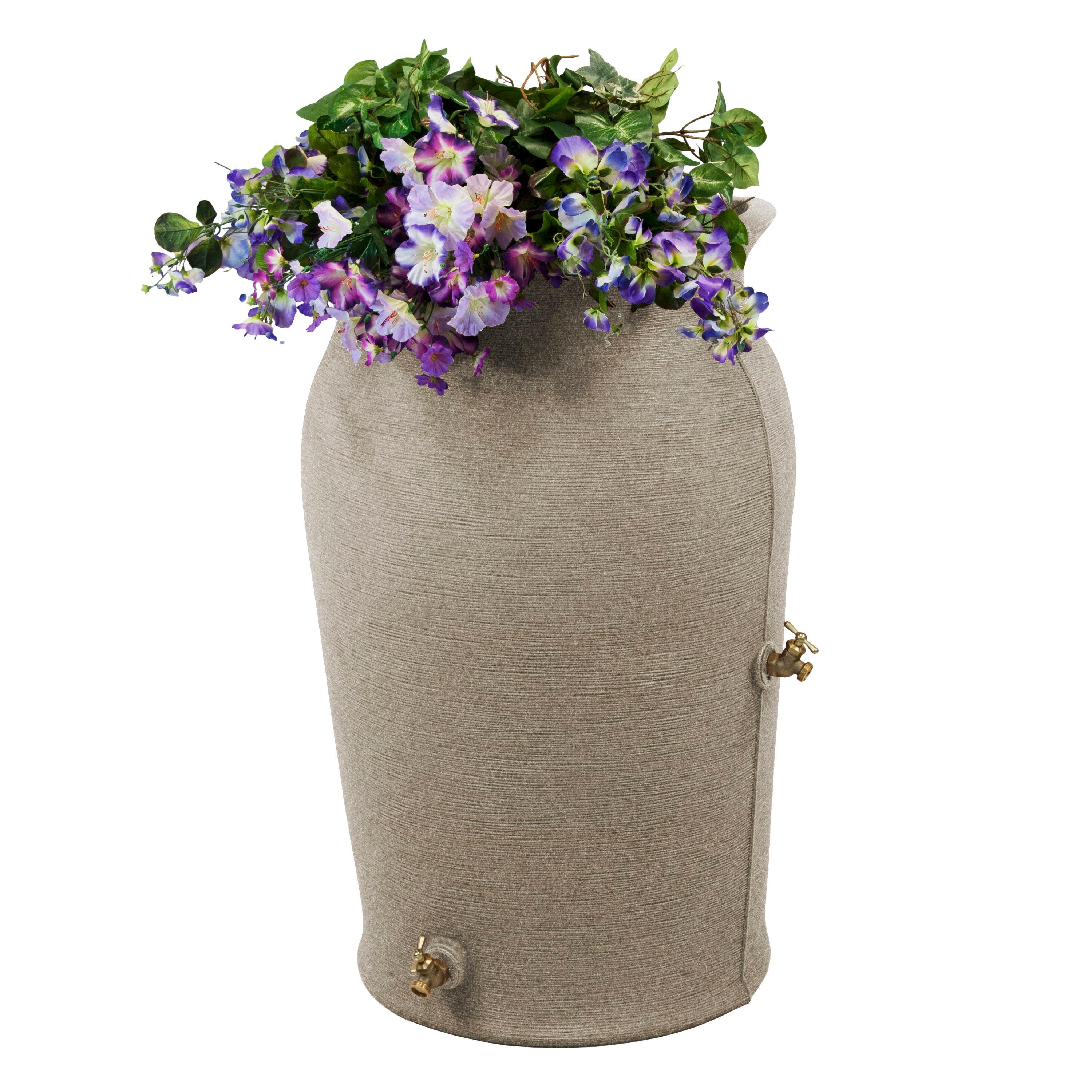 Red Barrel Studio® Red Barrel Studio® Plastic Planter Rain Barrel