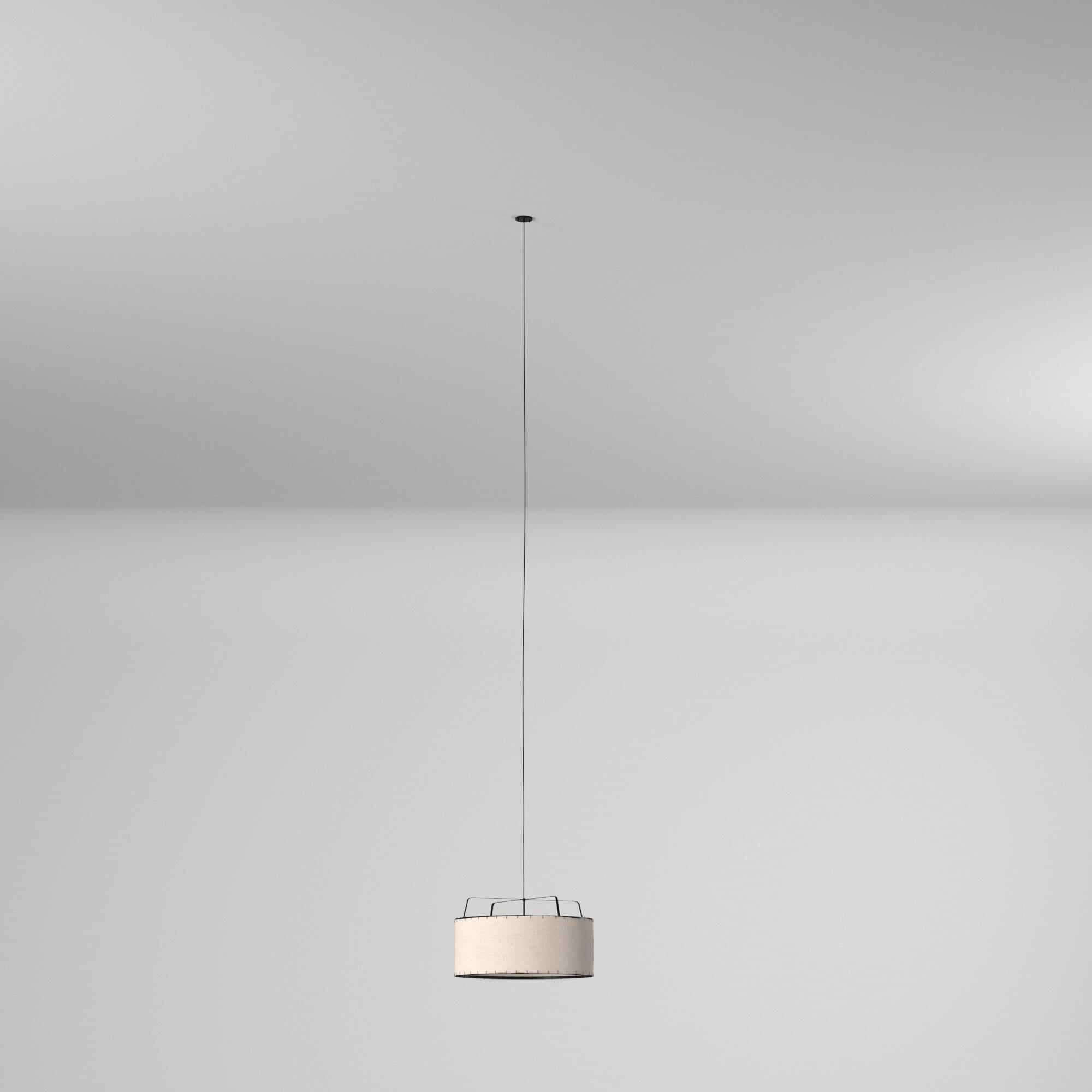 ED Ellen DeGeneres Dunne 4 - Light Aged Iron Drum Pendant