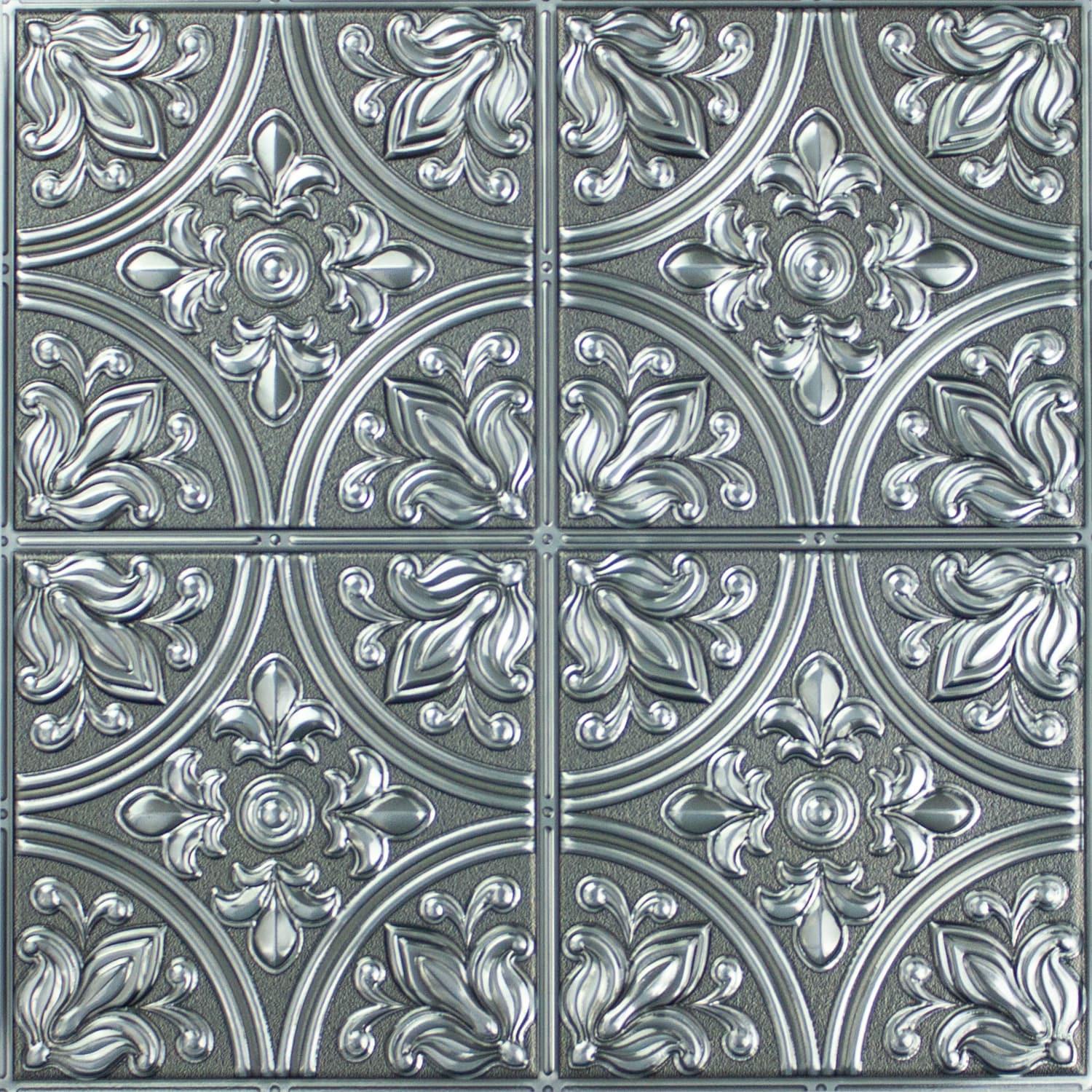 10.5'' W x 10.5'' L PVC Peel and Stick Field Tile