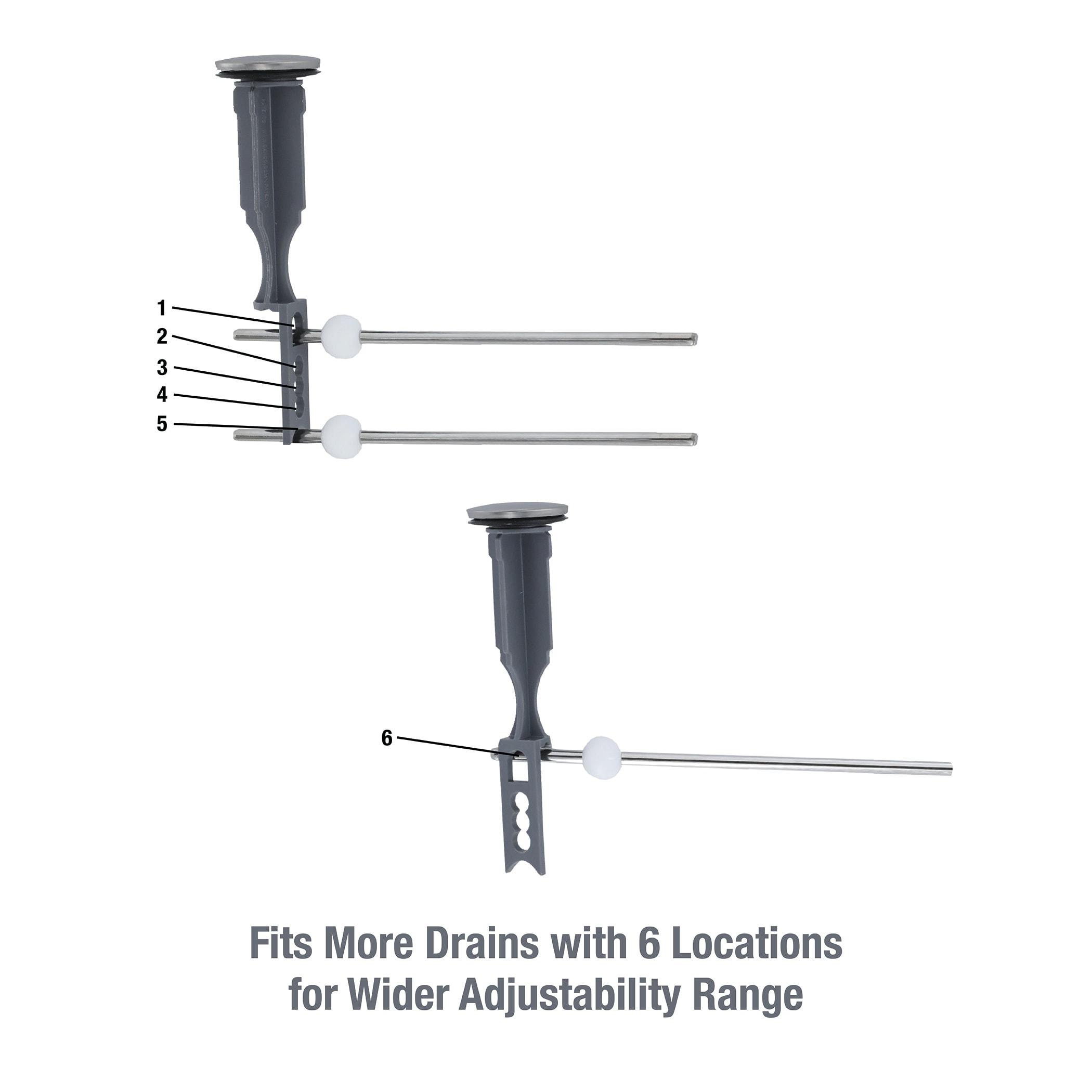 Danco Bathroom Pop-up Stopper Replacement for Pop-up Drain Assemblies in Brushed Nickel (11042)