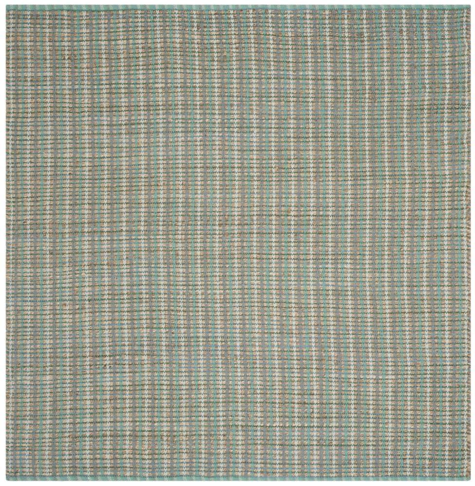 Cape Cod CAP831 Hand Woven Area Rug - Green - 6'x6' - Safavieh.