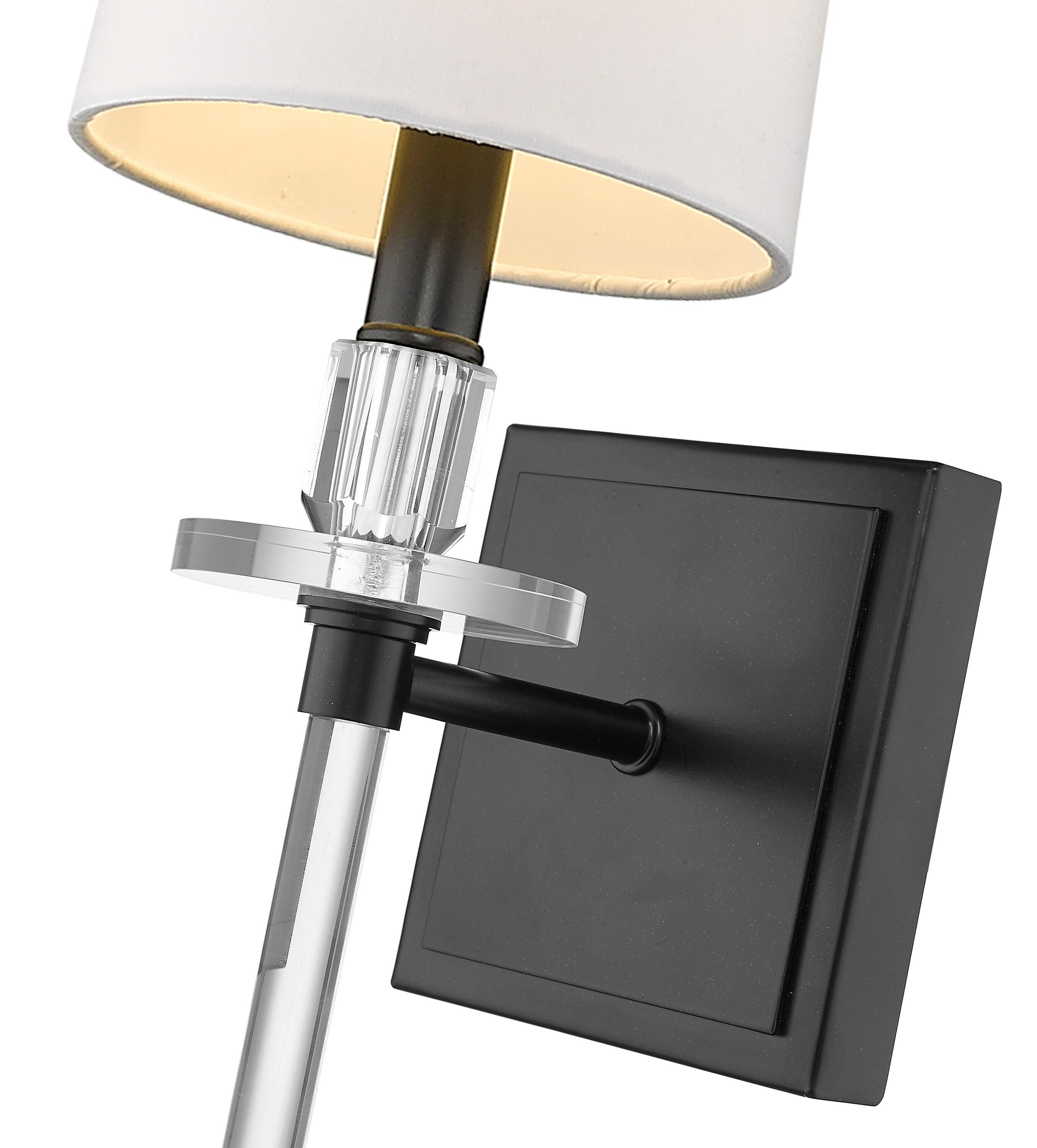 Z-Lite Sophia 1 - Light Wall Light in  Matte Black