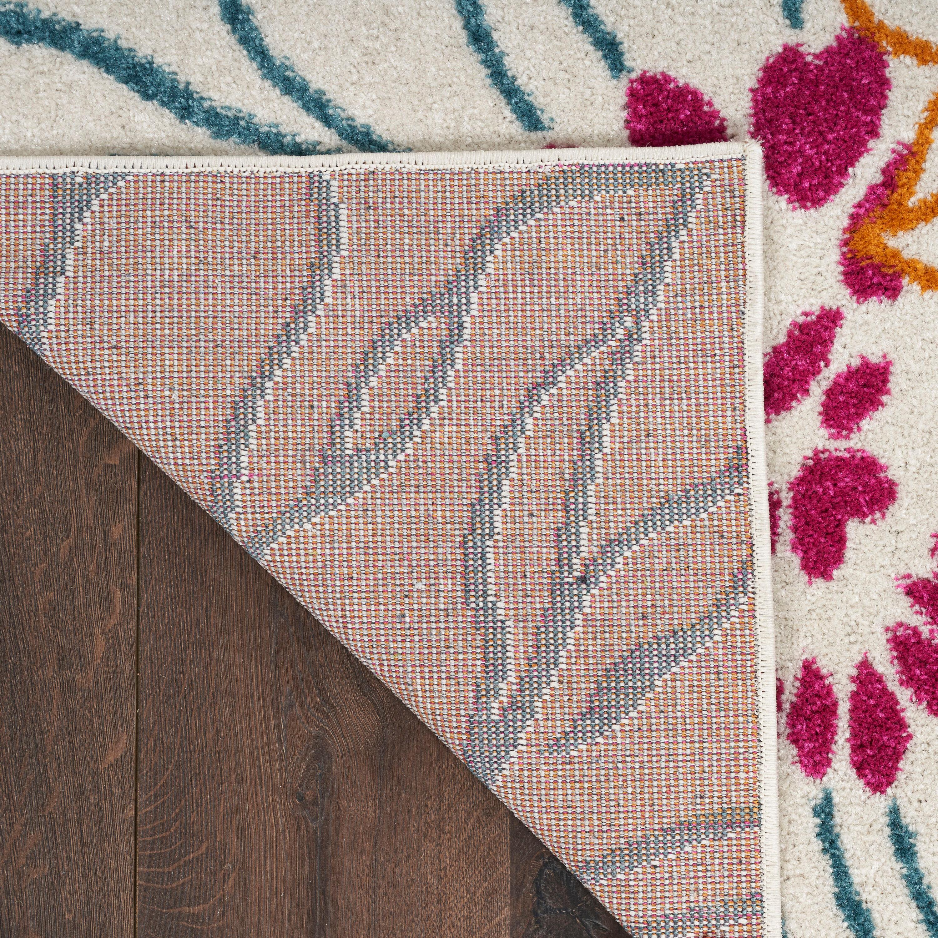 Nourison Passion Bohemian Transitional Floral Indoor Area Rug Ivory/Multi 8' x 10'