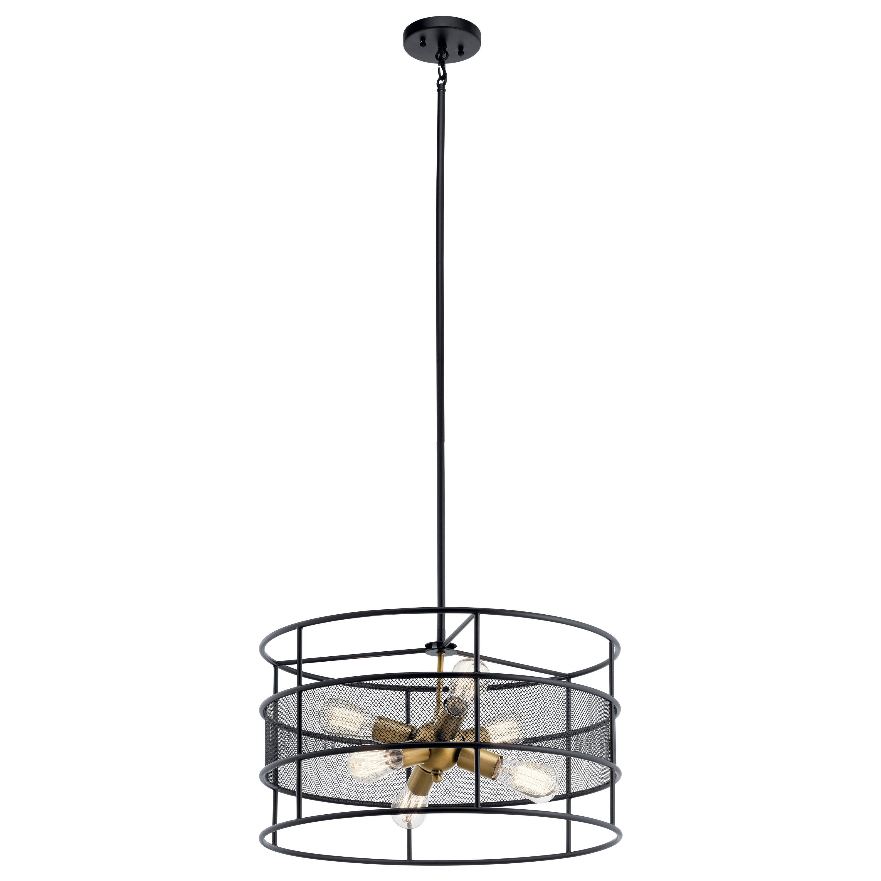 Kichler Lighting Piston 6 - Light Pendant in  Black